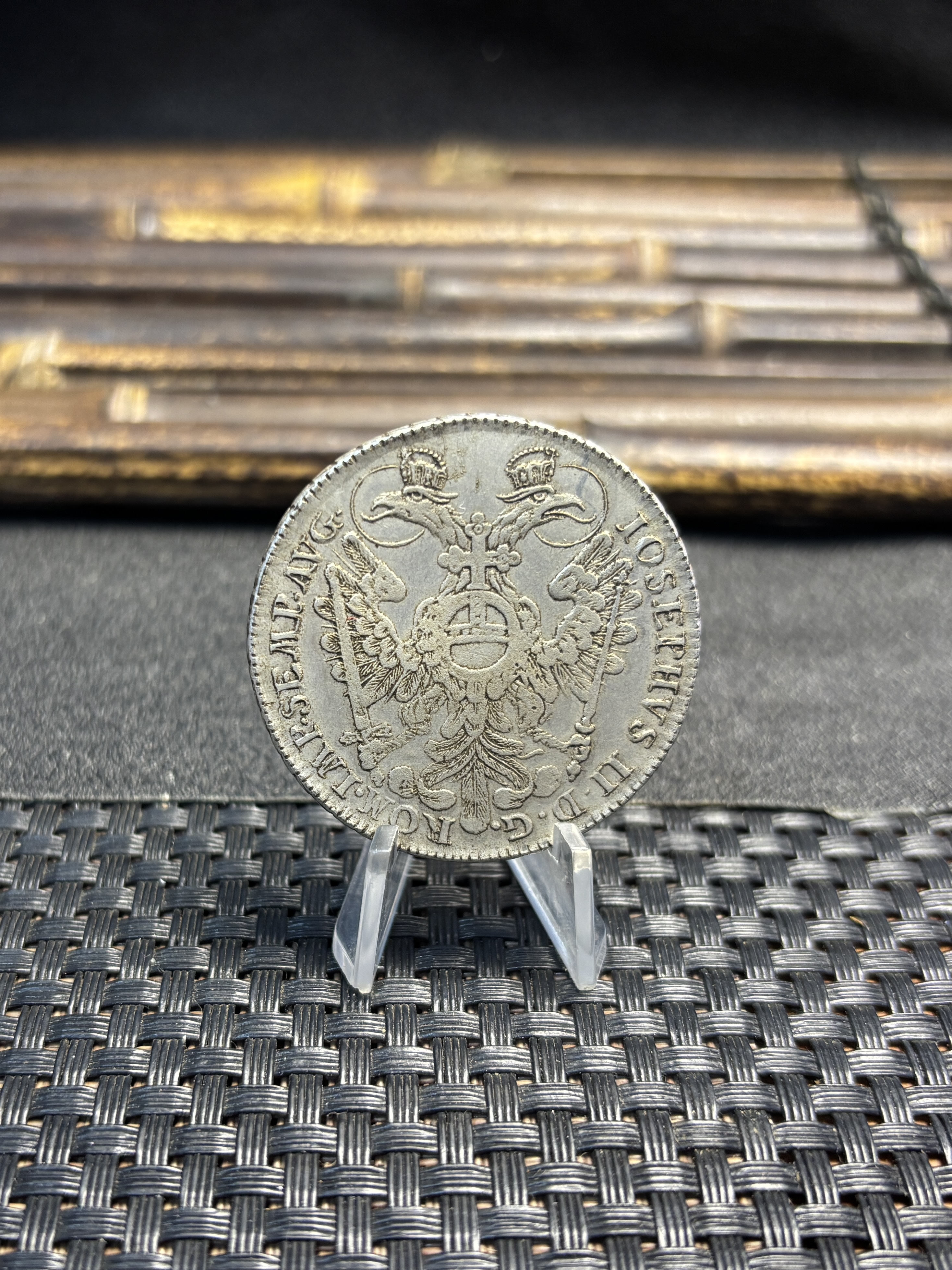 German States 1765 1 Thaler Free Imperial City Of Nuremberg Silver Plated Replica Coin Commemorative Medal,Historical Collectible Art Craft For Enthusiasts