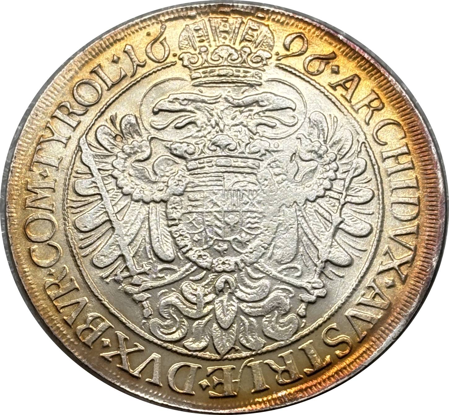 Austrian Empire 1695 1696 1698 One 1 Thaler Leopold I Silver Plated Metal Replica Coin Commemorative Medal,Historical Collectible Art Craft For Enthusiasts
