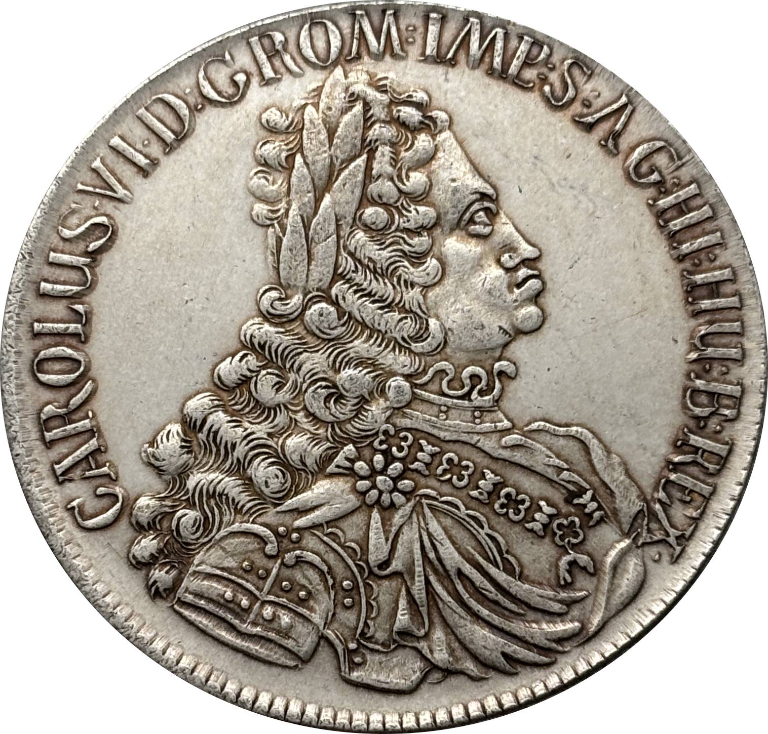Austrian Empire One 1 Thaler 1719 1720 1721 1724 1725 1730 1734 Charles VI Hall Silver Plated Metal Replica Coin Commemorative Medal,Historical Collectible Art Craft For Enthusiasts
