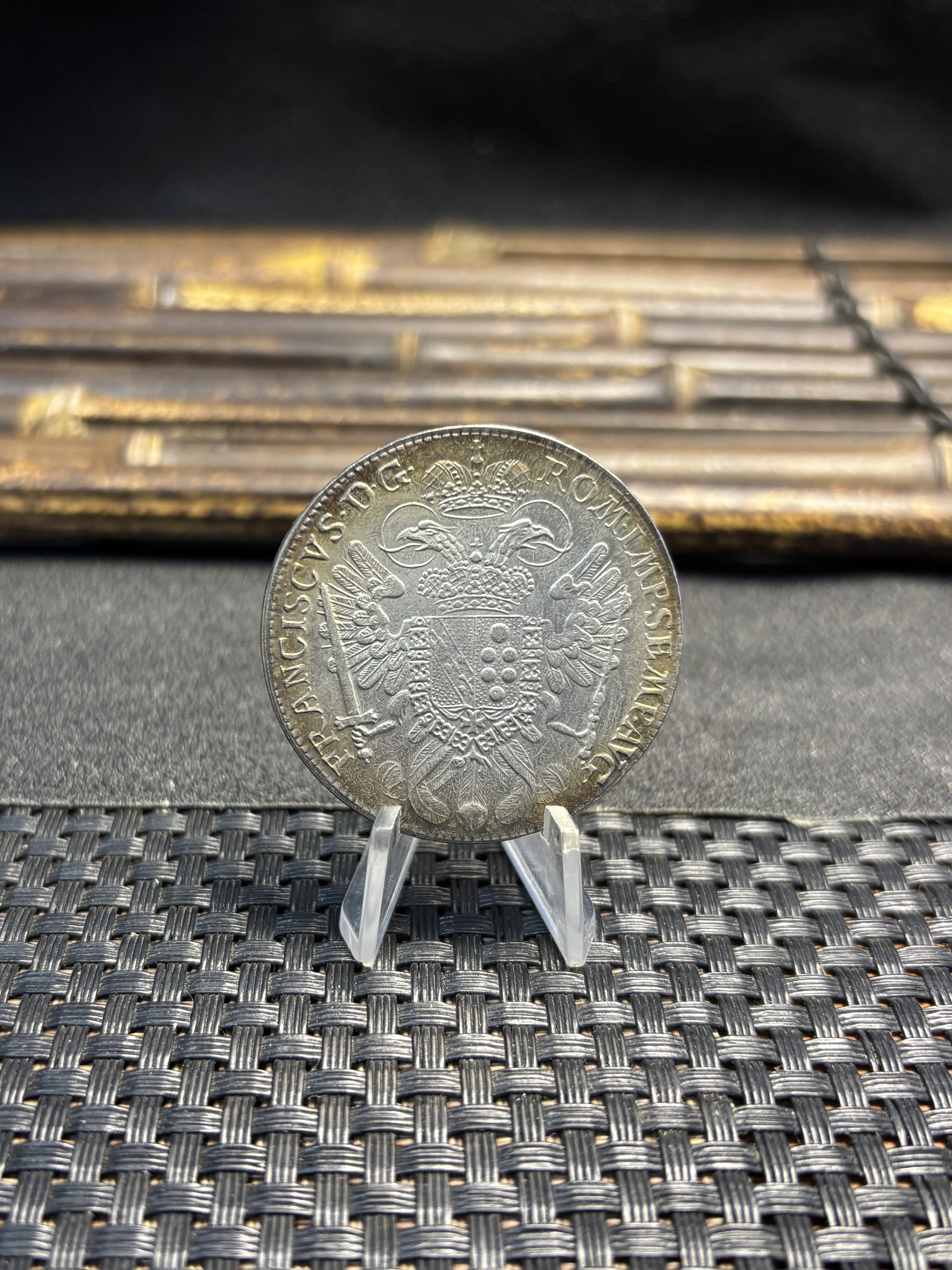 German States 1765 1 Thaler Free Imperial City Of Nuremberg Silver Plated Replica Coin Commemorative Medal,Historical Collectible Art Craft For Enthusiasts