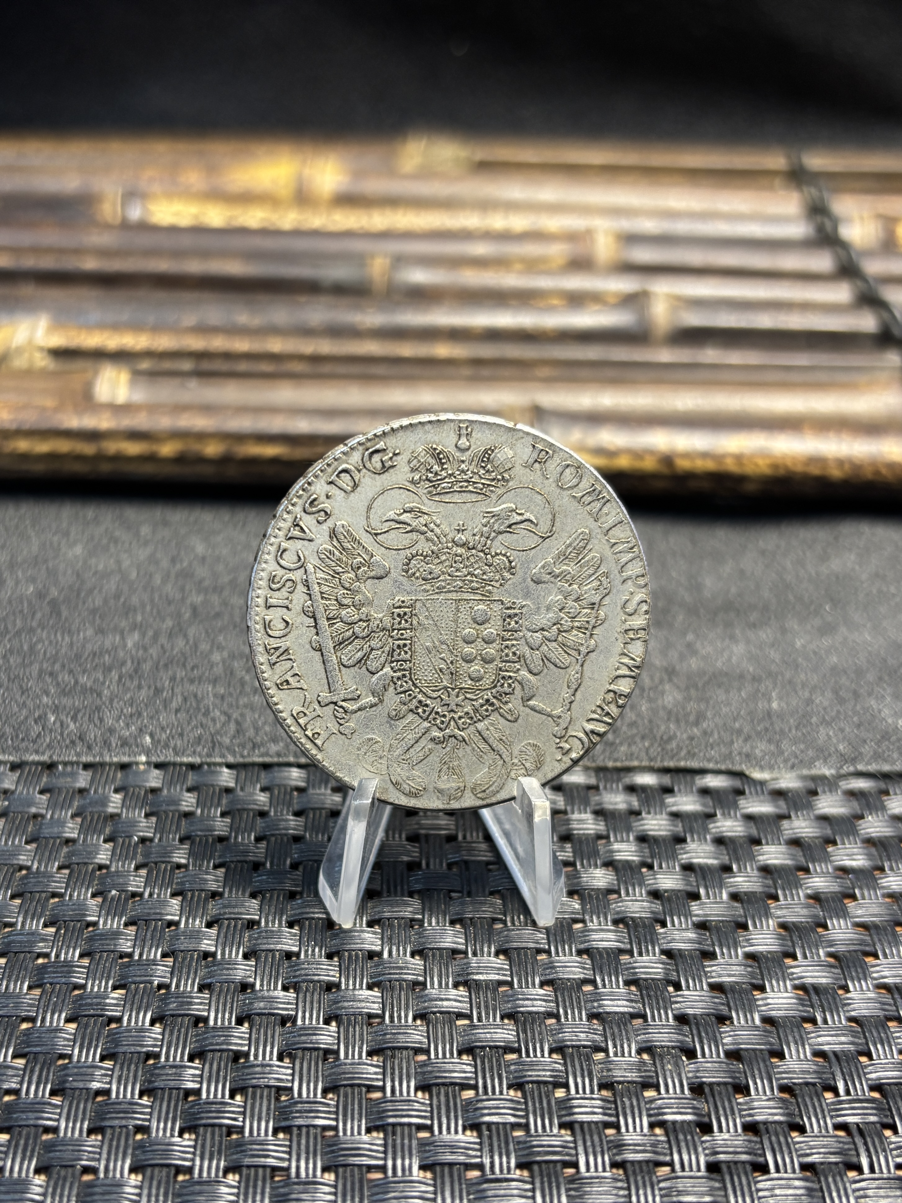 German States 1765 1 Thaler Free Imperial City Of Nuremberg Silver Plated Replica Coin Commemorative Medal,Historical Collectible Art Craft For Enthusiasts