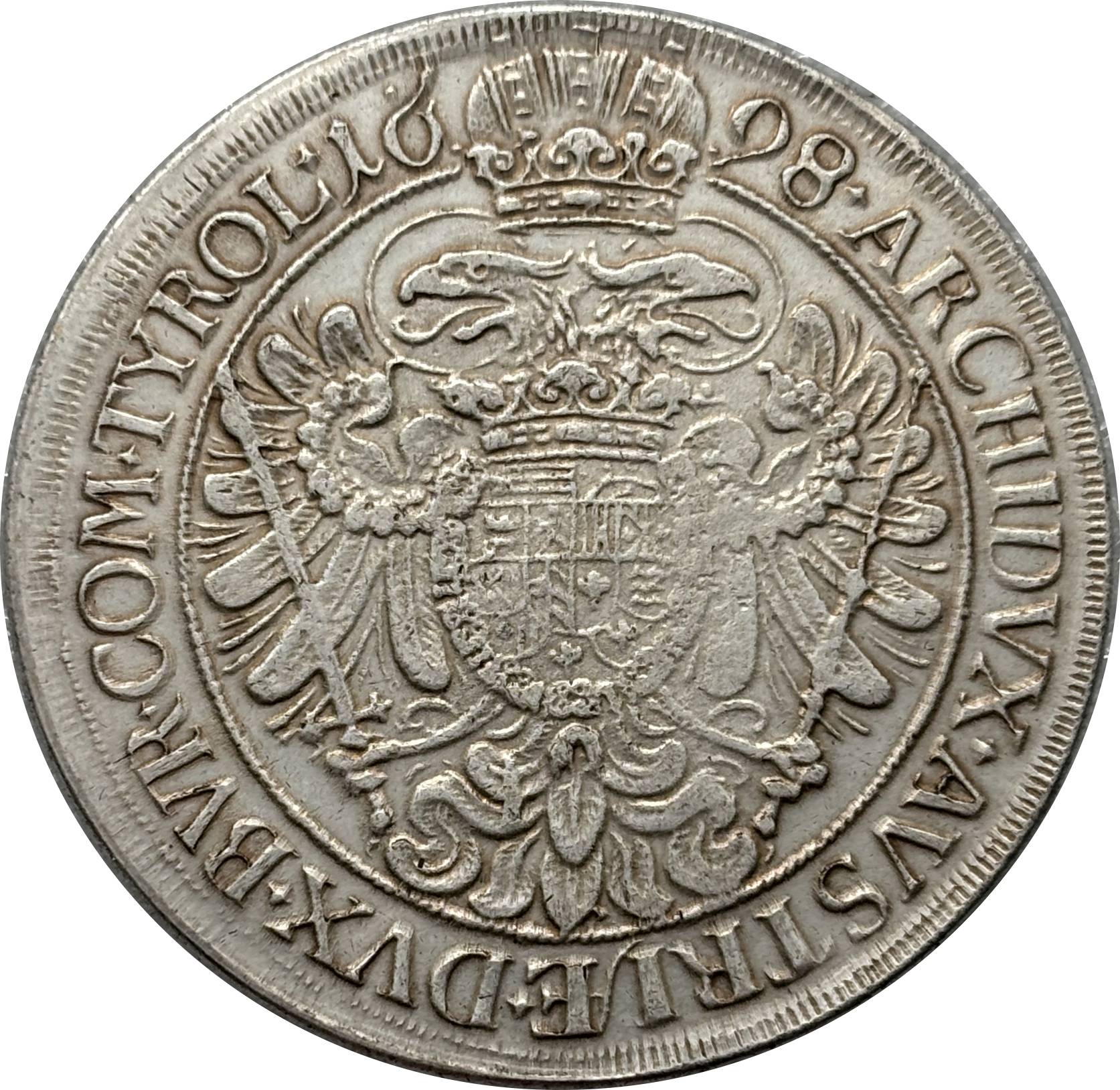 Austrian Empire 1695 1696 1698 One 1 Thaler Leopold I Silver Plated Metal Replica Coin Commemorative Medal,Historical Collectible Art Craft For Enthusiasts