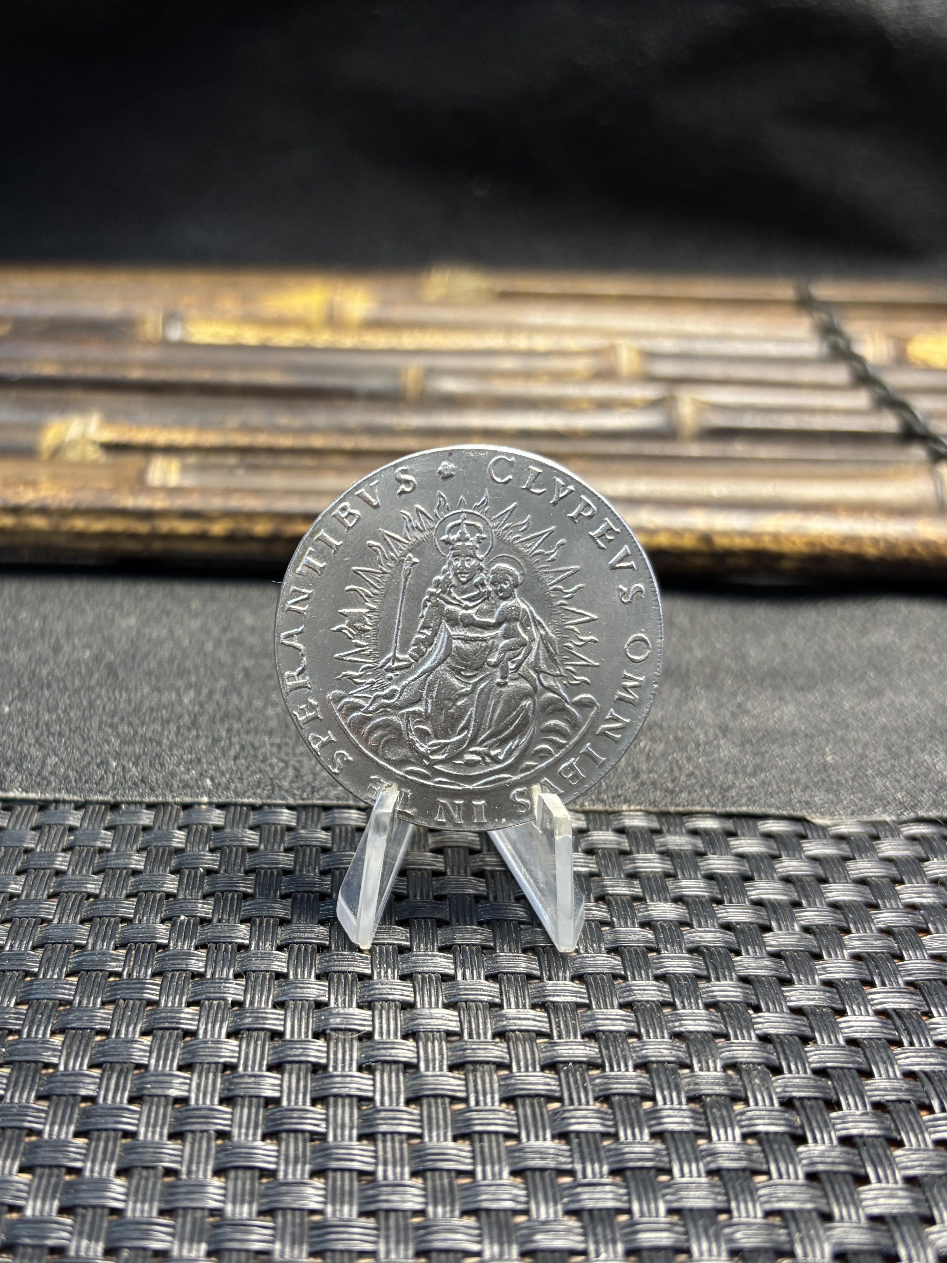 German States 1626 1 Thaler Maximilian I Electorate Of Bavaria Silver Plated Replica Coin Commemorative Medal,Historical Collectible Art Craft For Enthusiasts