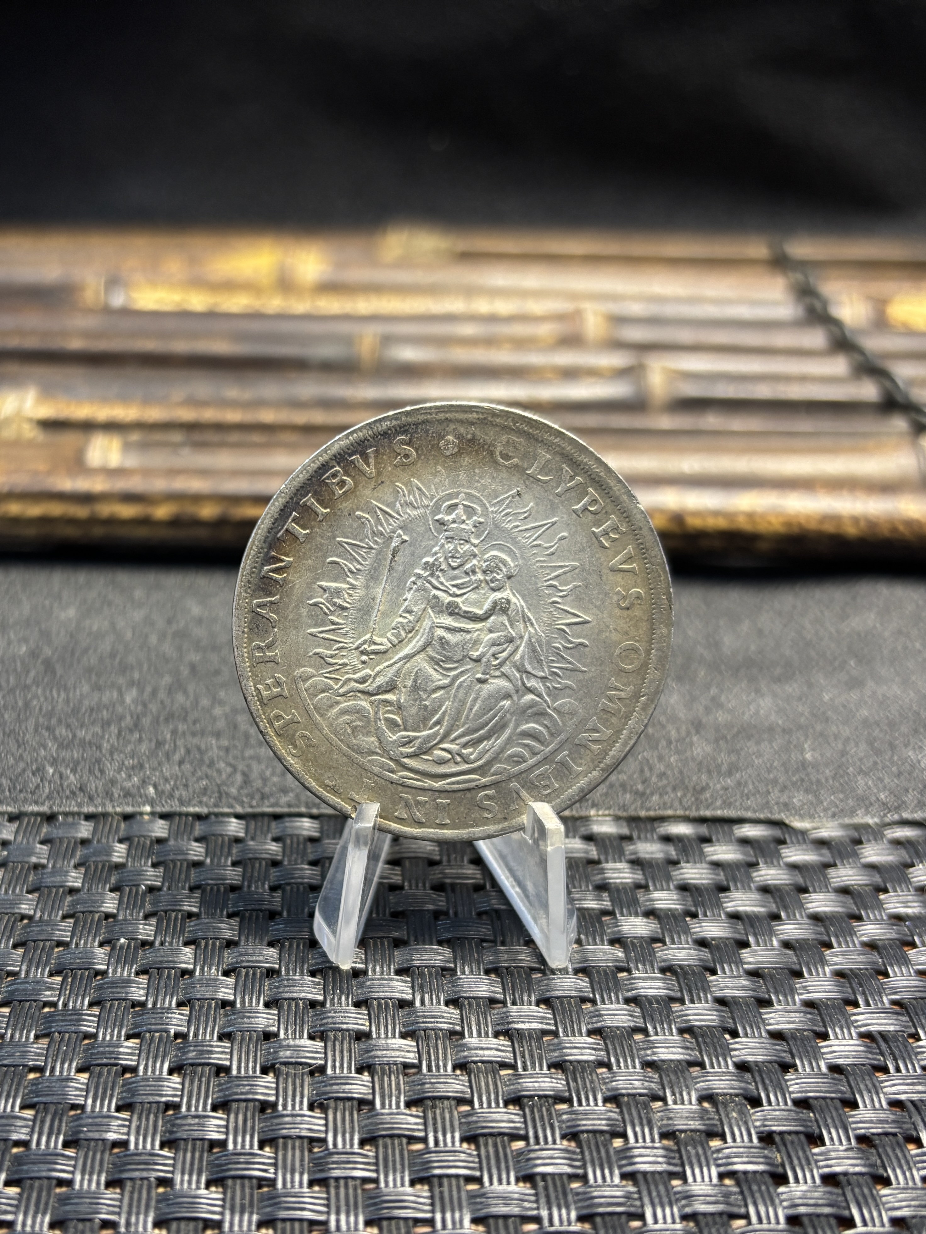 German States 1626 1 Thaler Maximilian I Electorate Of Bavaria Silver Plated Replica Coin Commemorative Medal,Historical Collectible Art Craft For Enthusiasts