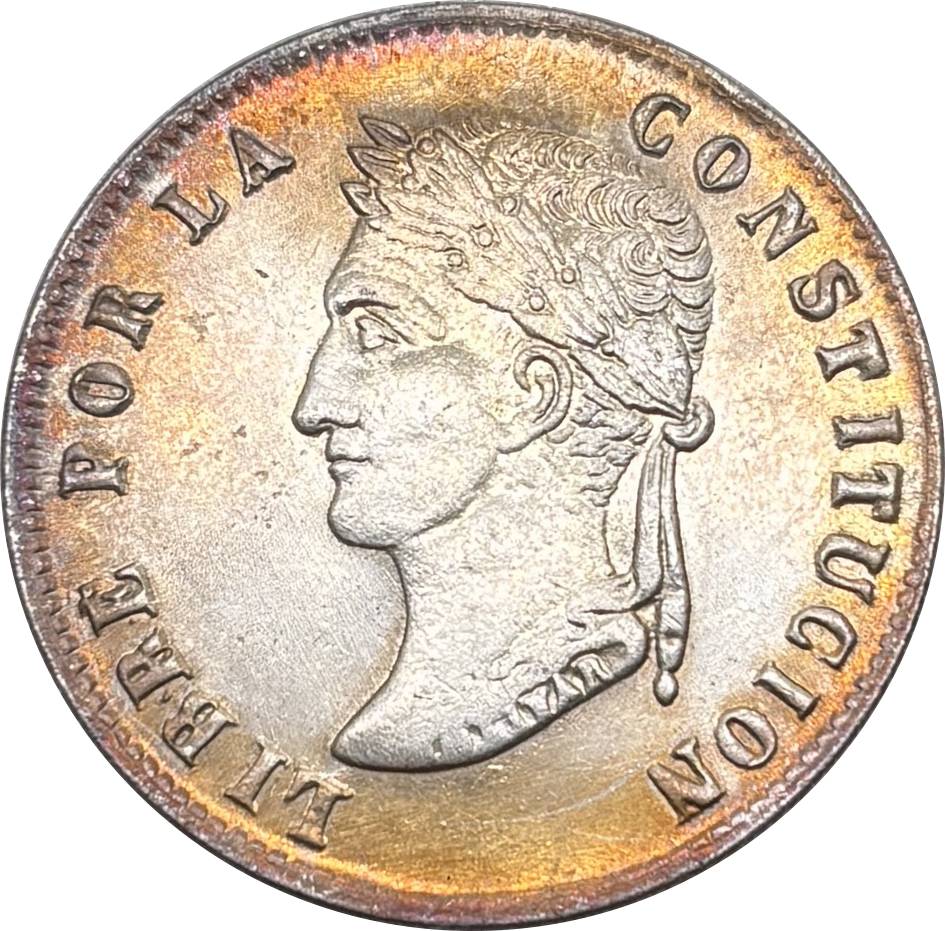 Bolivia PTS 8 Soles Potosi 1855 MJ Silver Plated Metal Replica Coin Commemorative Medal,Historical Collectible Art Craft For Enthusiasts