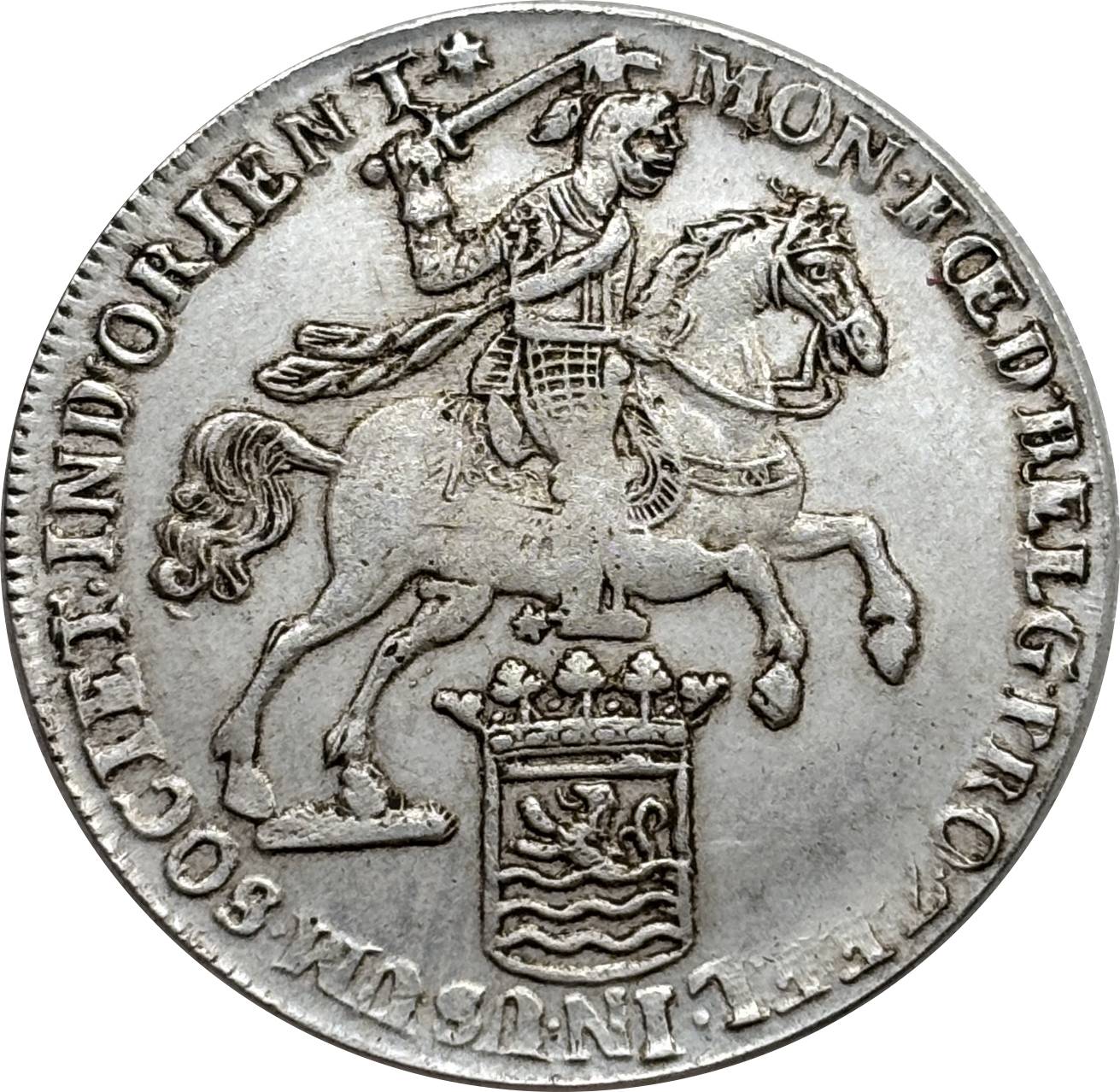 Netherlands East Indies Ducaton 1740 Silver Plated Replica Coin Commemorative Medal,Historical Collectible Art Craft For Enthusiasts