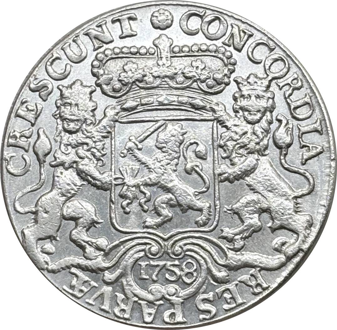 Netherlands 1 Ducaton Silver Rider Armored Knight One Horese Holding Sword Above Head 1758 Plated Silver Replica Coin Commemorative Medal,Historical Collectible Art Craft For Enthusiasts