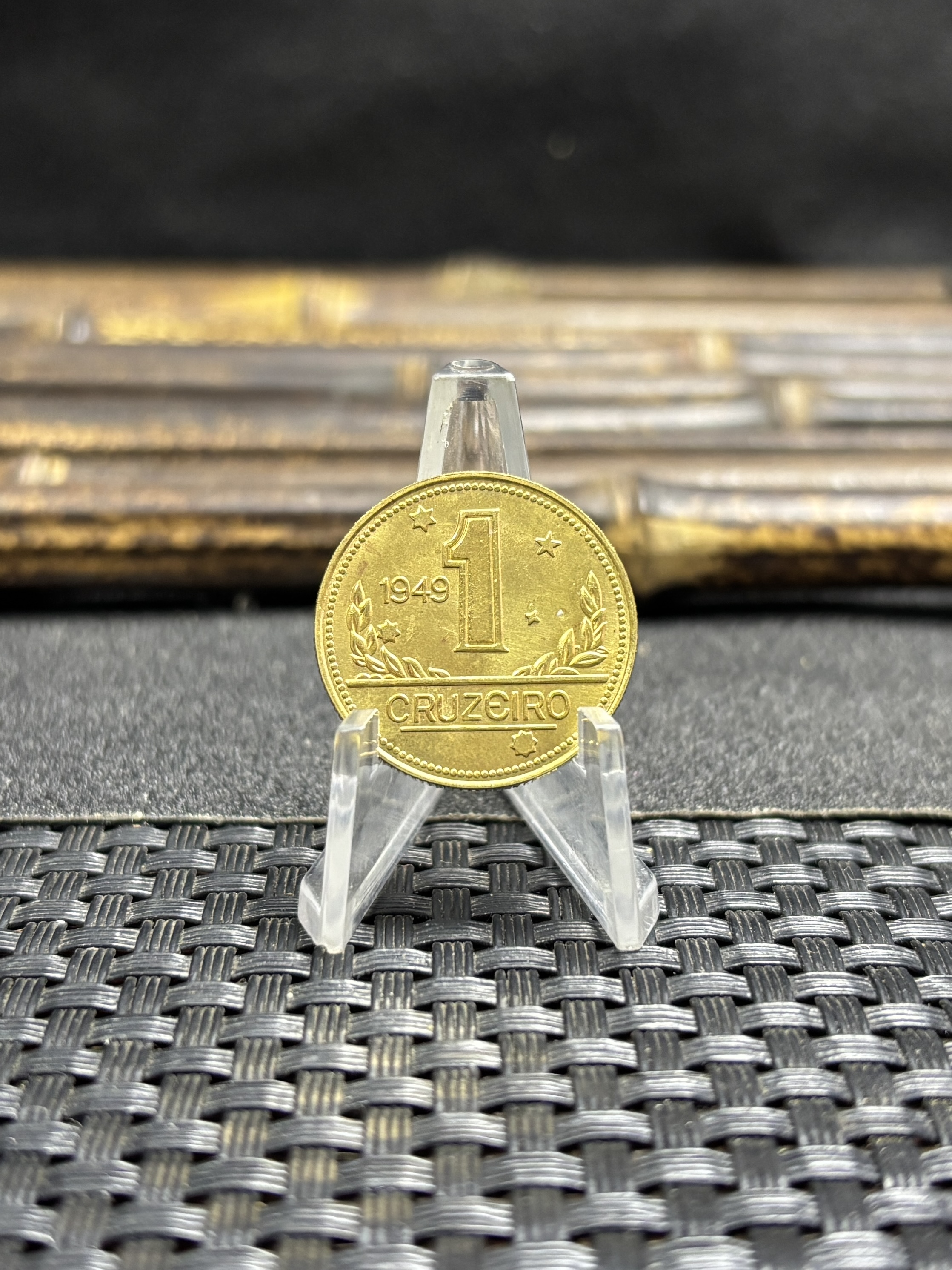 Brazil Republic 1 Cruzeiro 1949 Brass Metal Coins Replica Coin Commemorative Medal,Historical Collectible Art Craft For Enthusiasts