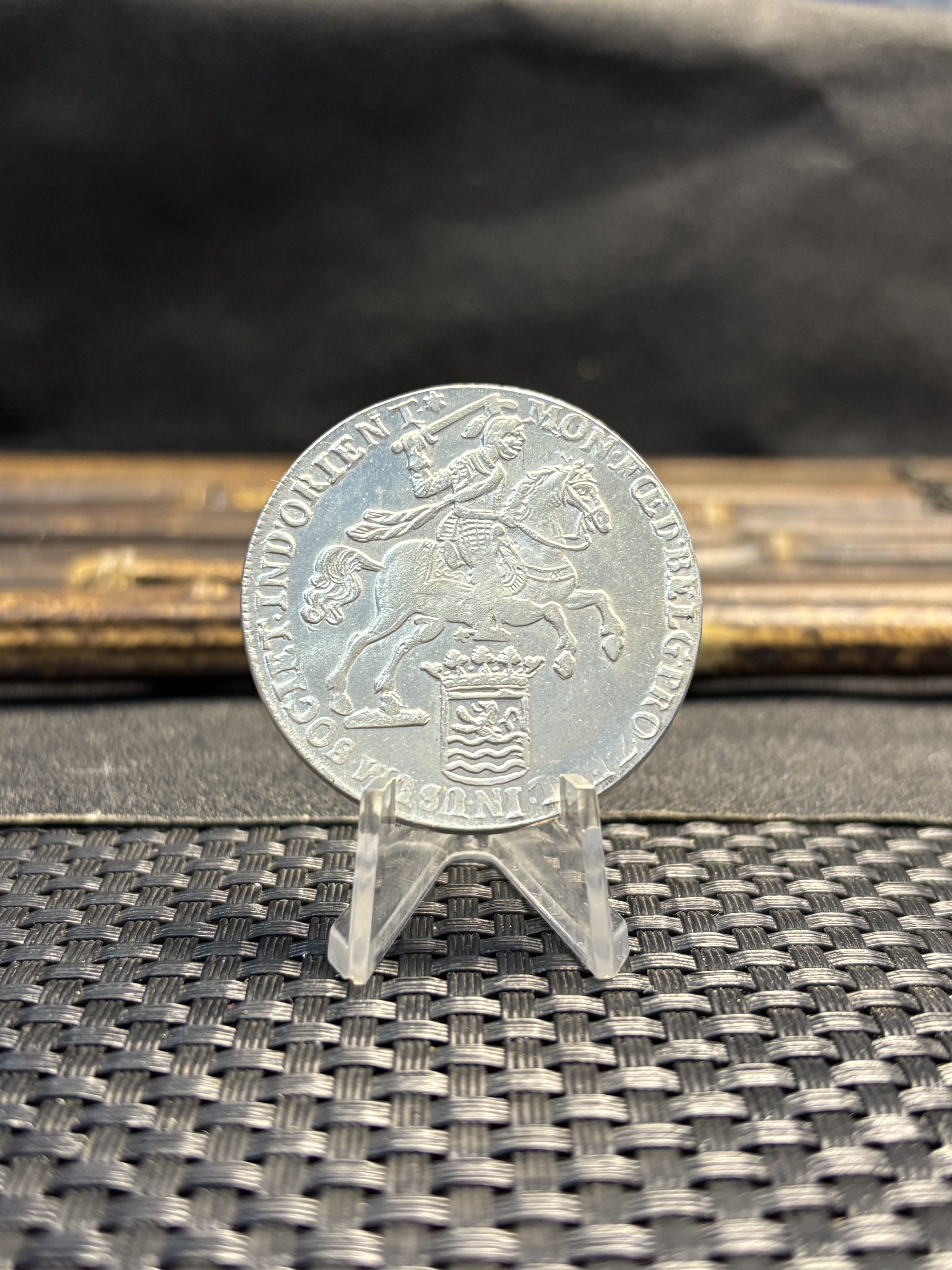 Netherlands East Indies Ducaton 1740 Silver Plated Replica Coin Commemorative Medal,Historical Collectible Art Craft For Enthusiasts