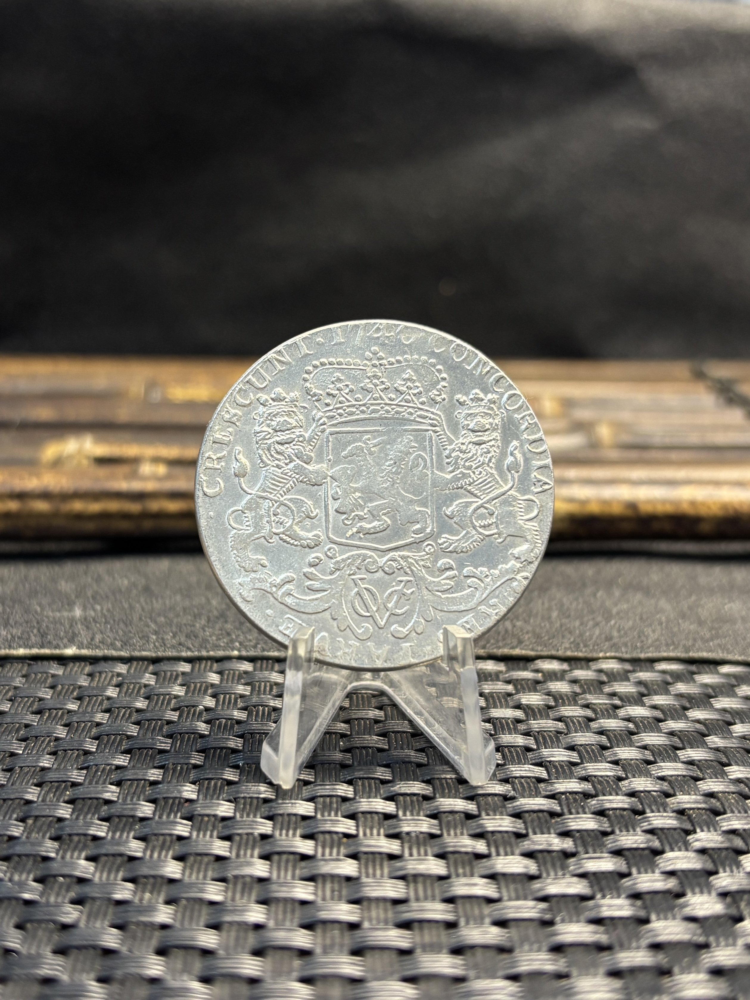 Netherlands East Indies Ducaton 1740 Silver Plated Replica Coin Commemorative Medal,Historical Collectible Art Craft For Enthusiasts