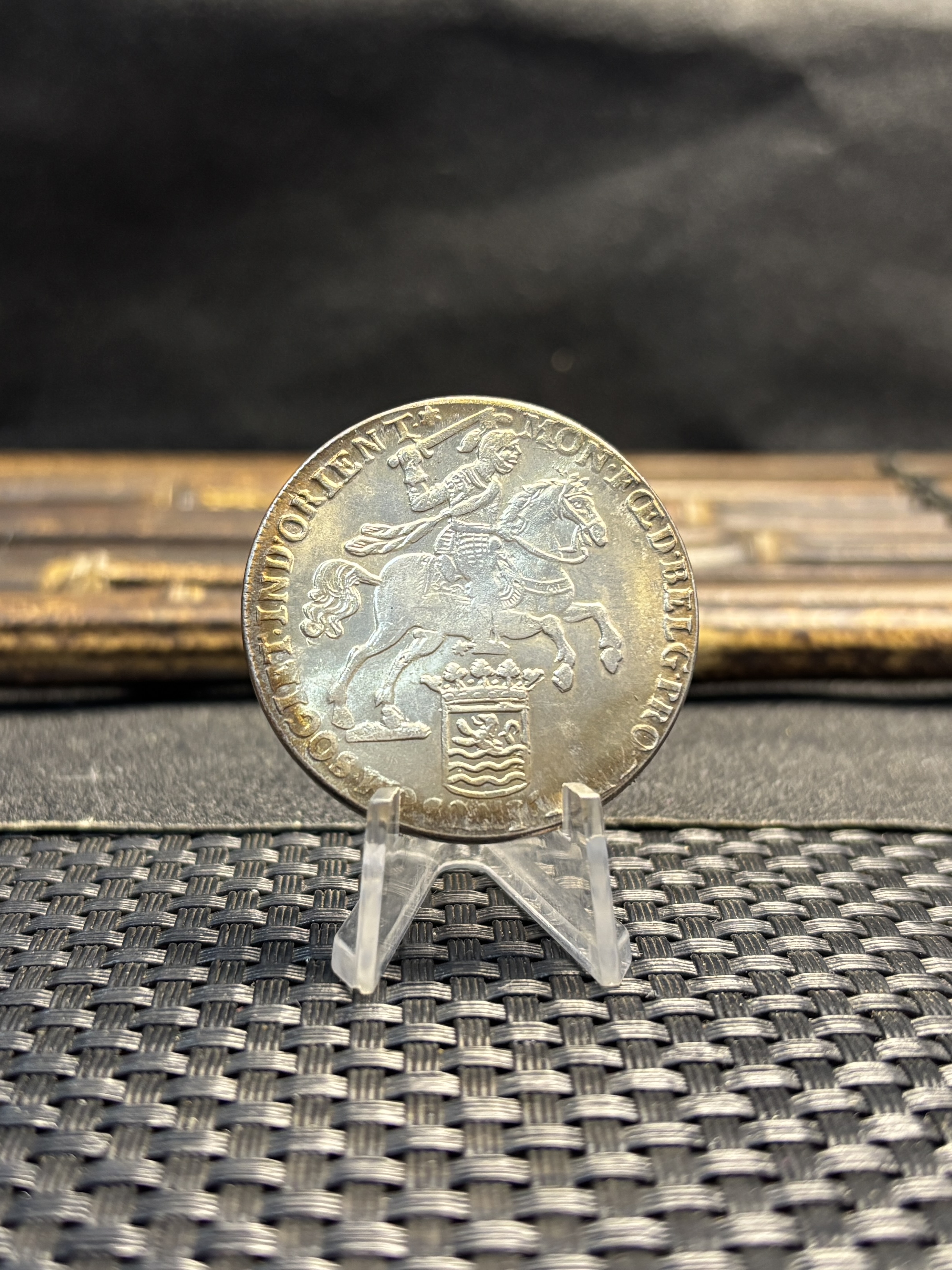 Netherlands East Indies Ducaton 1740 Silver Plated Replica Coin Commemorative Medal,Historical Collectible Art Craft For Enthusiasts