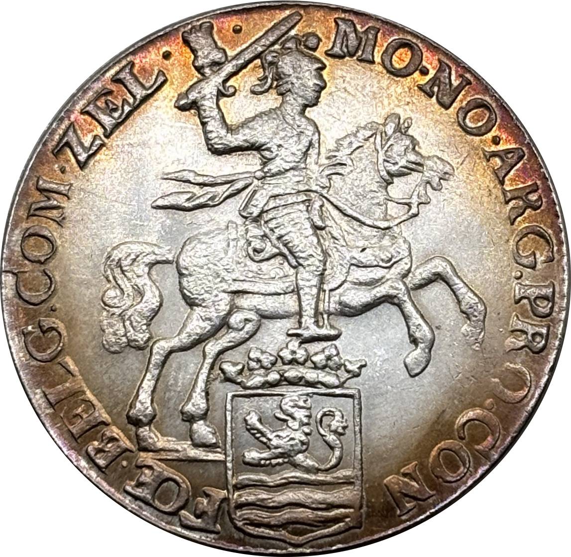 Netherlands 1 Ducaton Silver Rider Armored Knight One Horese Holding Sword Above Head 1758 Plated Silver Replica Coin Commemorative Medal,Historical Collectible Art Craft For Enthusiasts