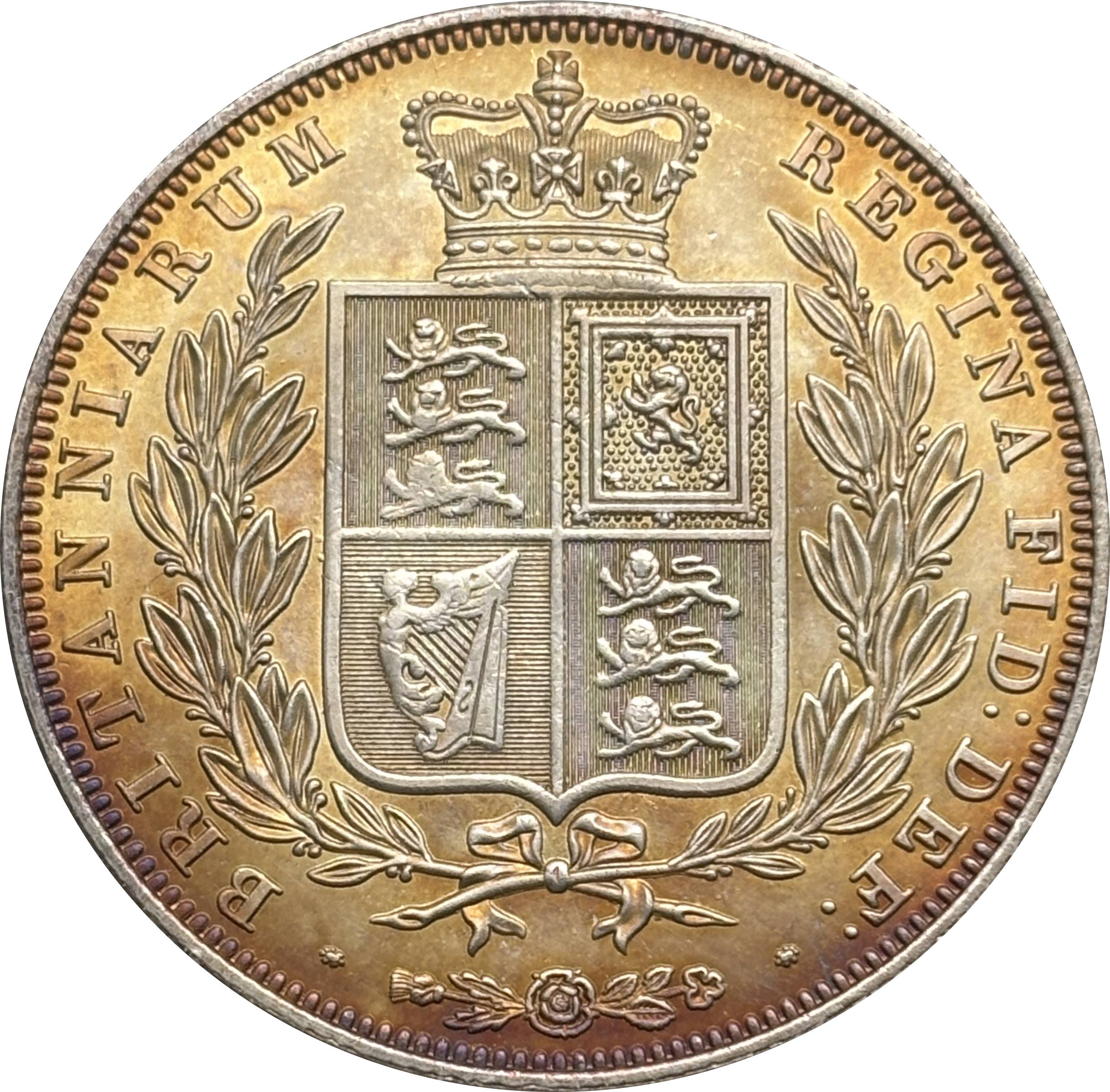 United Kingdom 1839 1840 1842 1844 1846 1848 1849 1850 1851 1853 1862 1864 1874 1876 1878 1880 1882 1884 1886 1887 1/2 Crown Victoria 1st Portrait Silver Plated Replica Coin Commemorative Medal,Historical Collectible Art Craft For Enthusiasts