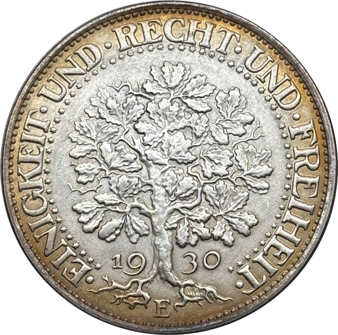 Germany Empire 5 Reichsmark Marks 1927 1928 1930 1932 Silver Plated Replica Coin Commemorative Medal,Historical Collectible Art Craft For Enthusiasts
