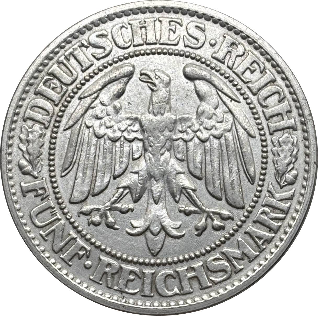 Germany Empire 5 Reichsmark Marks 1927 1928 1930 1932 Silver Plated Replica Coin Commemorative Medal,Historical Collectible Art Craft For Enthusiasts