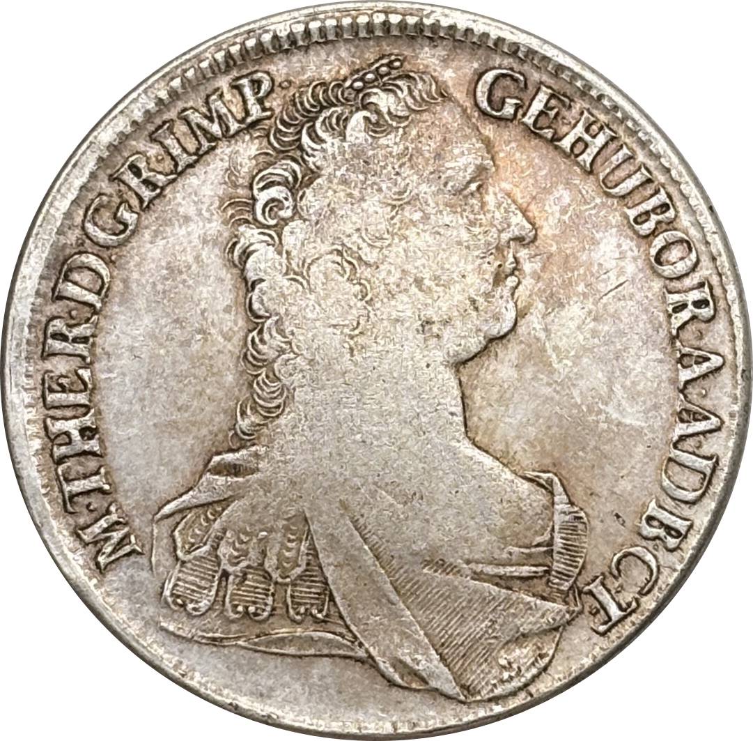 Hungary 1760 1763 1 Thaler Maria Theresa Silver Plated Replica Coin Commemorative Medal,Historical Collectible Art Craft For Enthusiasts