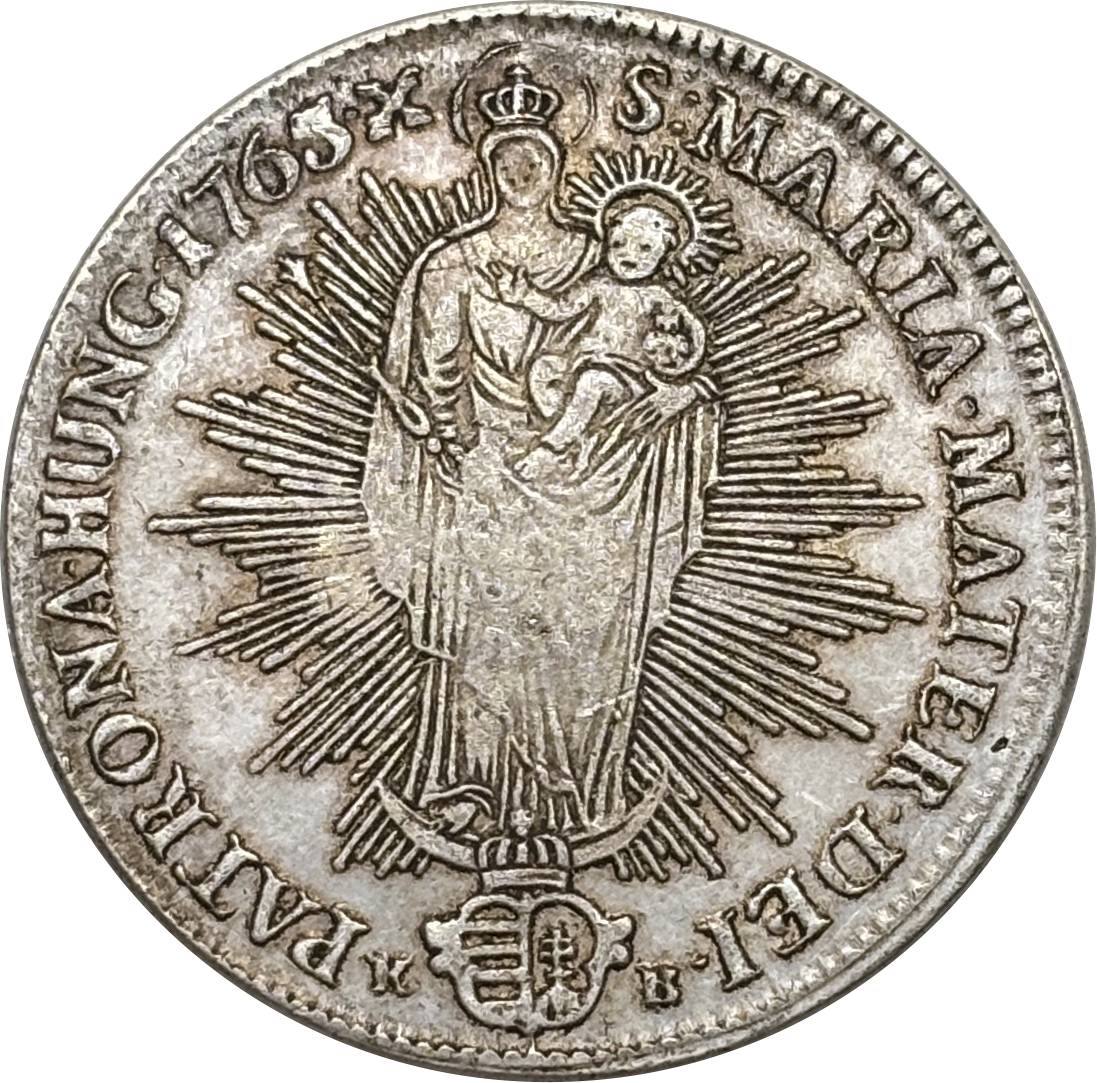 Hungary 1760 1763 1 Thaler Maria Theresa Silver Plated Replica Coin Commemorative Medal,Historical Collectible Art Craft For Enthusiasts