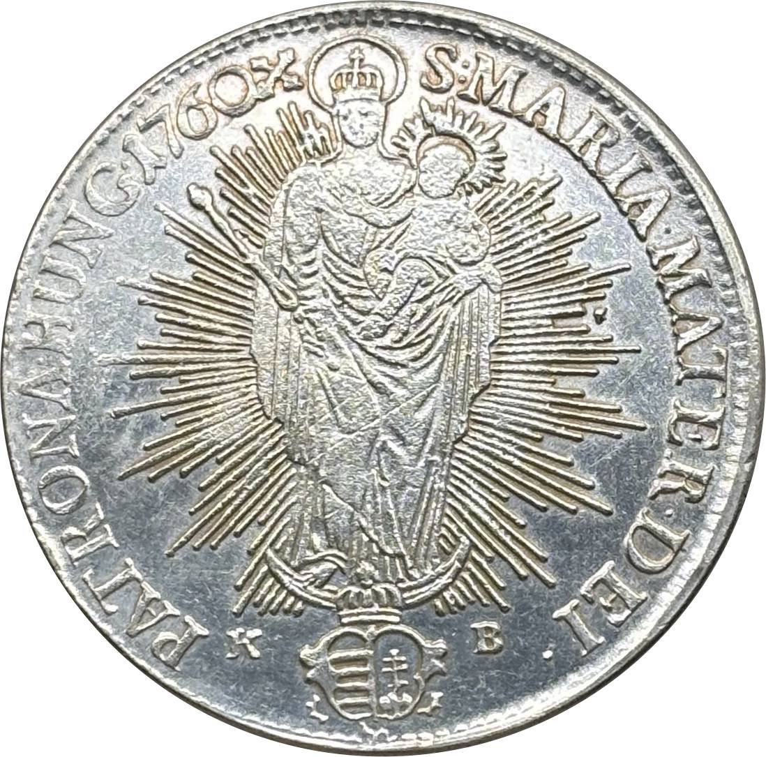 Hungary 1760 1763 1 Thaler Maria Theresa Silver Plated Replica Coin Commemorative Medal,Historical Collectible Art Craft For Enthusiasts
