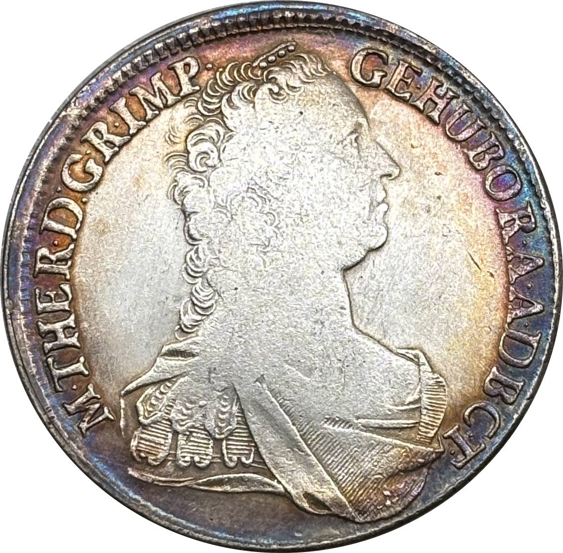 Hungary 1760 1763 1 Thaler Maria Theresa Silver Plated Replica Coin Commemorative Medal,Historical Collectible Art Craft For Enthusiasts