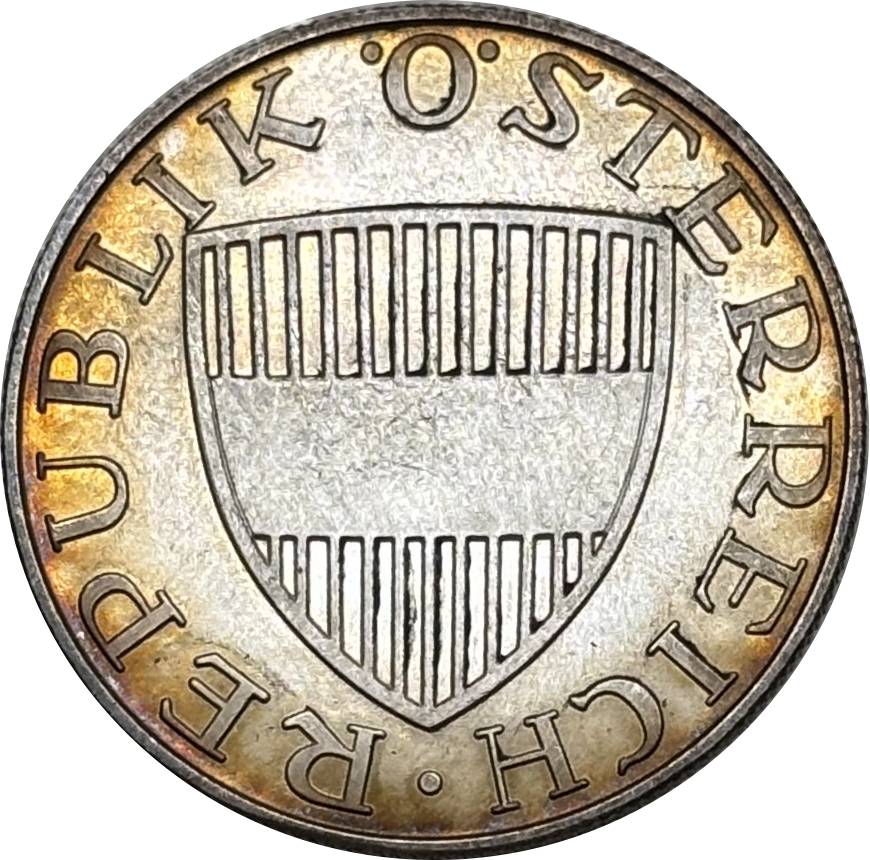 Austria 1958 1964 10 Schilling Republic Silver Plated Metal Replica Coin Commemorative Medal,Historical Collectible Art Craft For Enthusiasts