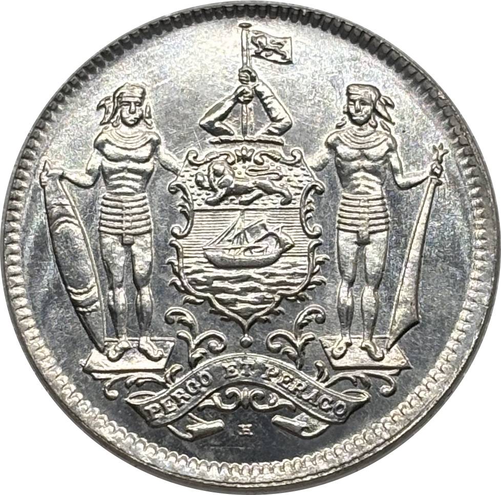 British Malaysia 1940 5 Cents North Borneo Nickl Plated Metal Replica Coin Commemorative Medal,Historical Collectible Art Craft For Enthusiasts