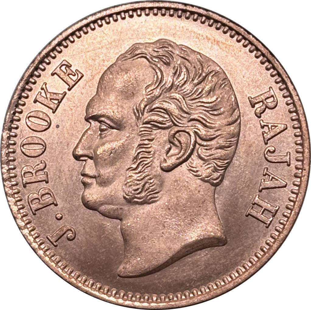 British Malaysia 1863 1 Cent 1/2 Cent Half Cent 1/4 Cent James Brooke Rajah Sarawak Copper Metal Replica Coin Commemorative Medal,Historical Collectible Art Craft For Enthusiasts