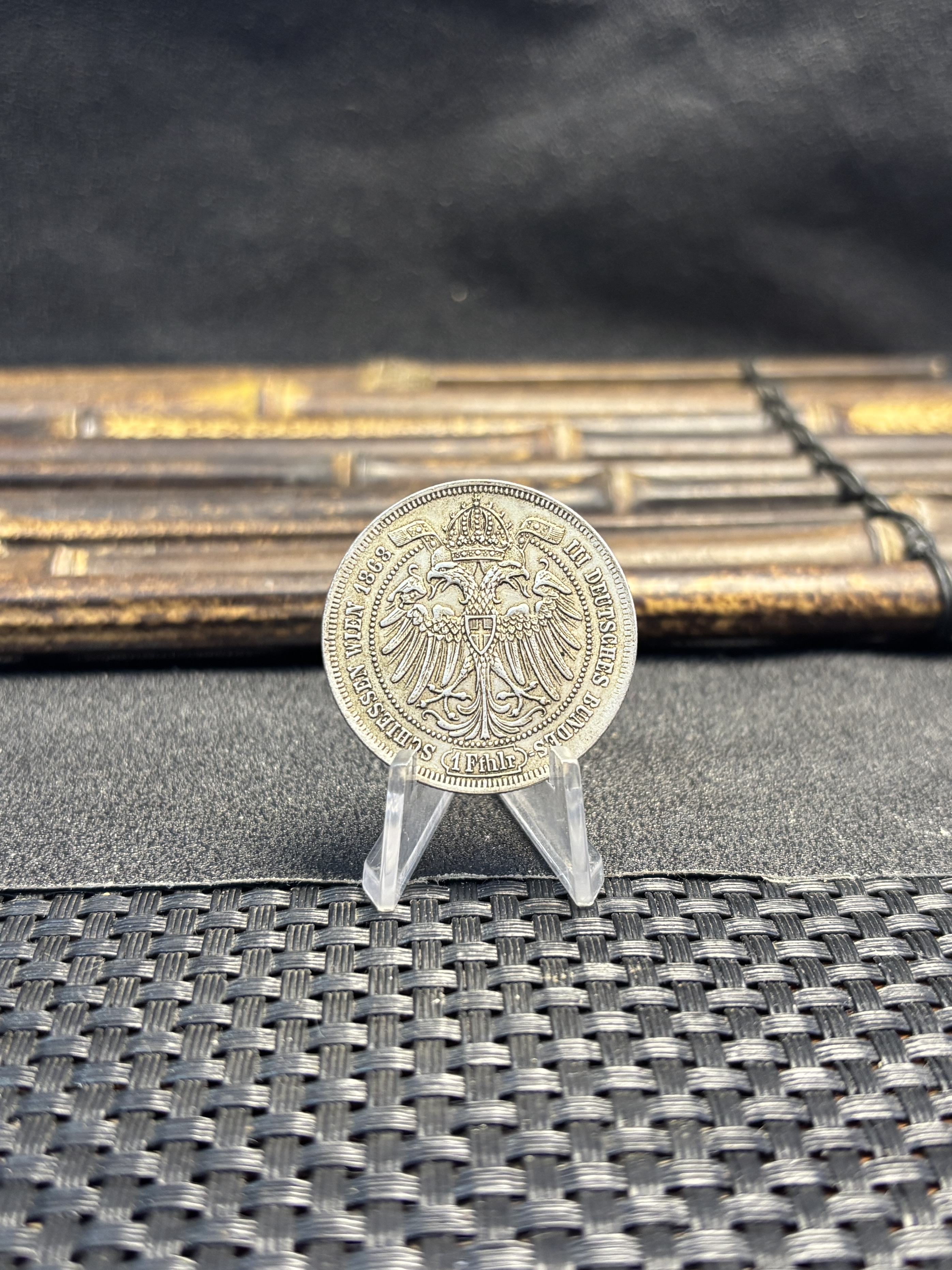 Austrian States 1868 Shooting Thaler  Francis Joseph I Third German Silver Plated Metal Replica Coin Commemorative Medal,Historical Collectible Art Craft For Enthusiasts