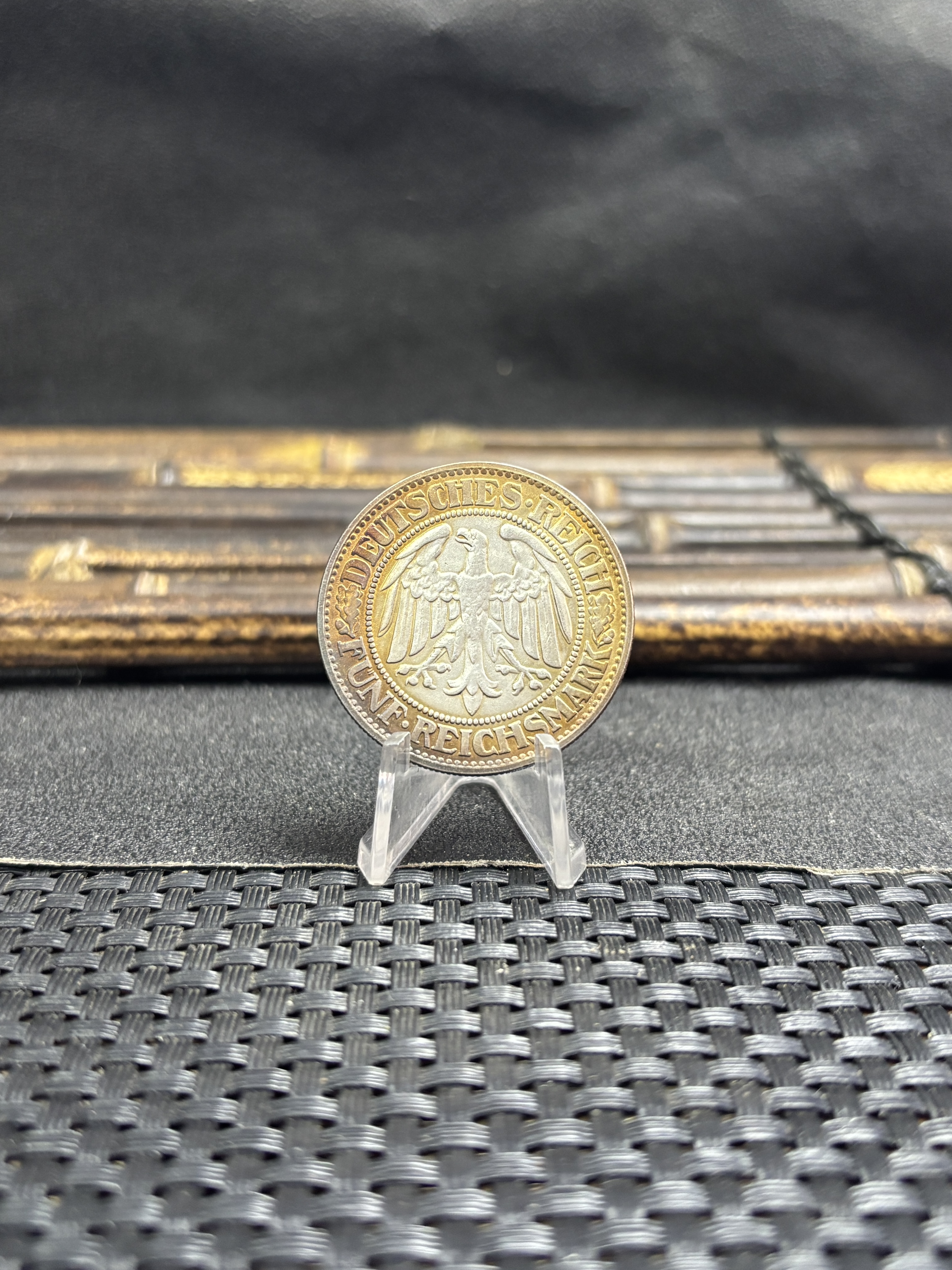 Germany Empire 5 Reichsmark Marks 1927 1928 1930 1932 Silver Plated Replica Coin Commemorative Medal,Historical Collectible Art Craft For Enthusiasts