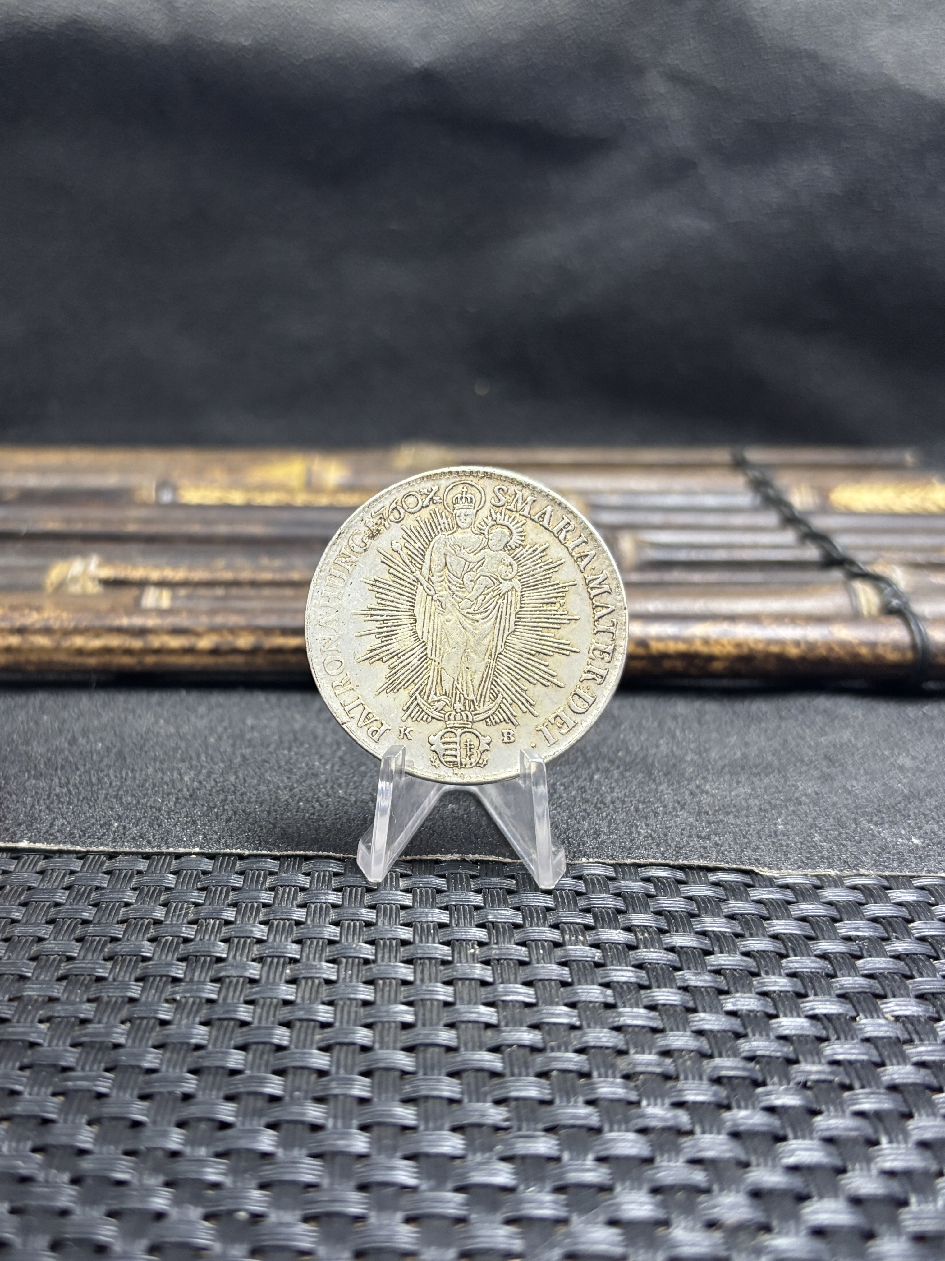 Hungary 1760 1763 1 Thaler Maria Theresa Silver Plated Replica Coin Commemorative Medal,Historical Collectible Art Craft For Enthusiasts