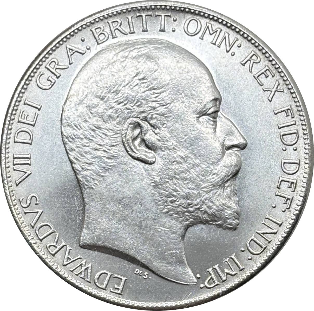 United Kingdom 1902 1 Crown Edward VII British Silver Plated Replica Coin Commemorative Medal,Historical Collectible Art Craft For Enthusiasts