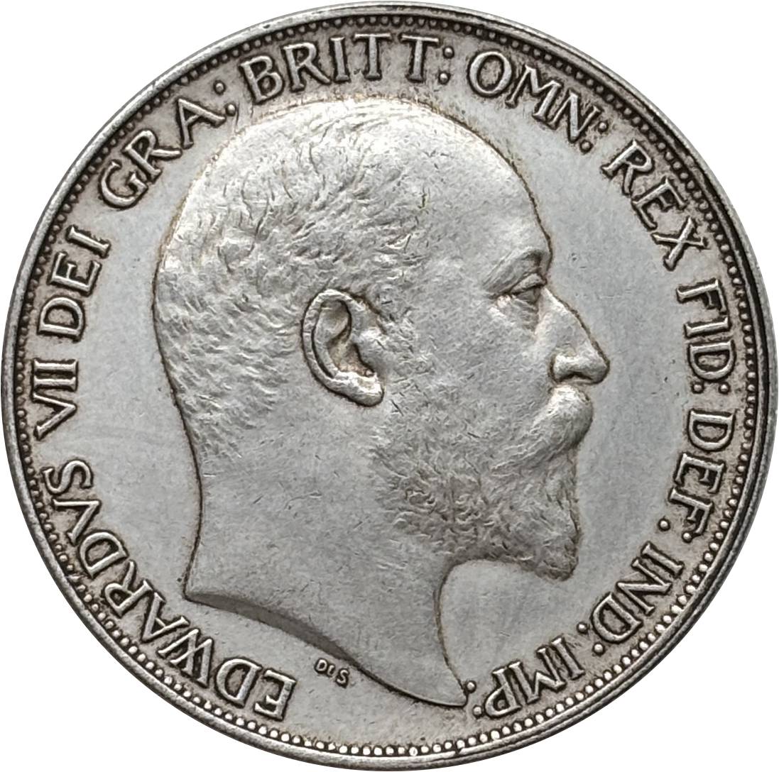 United Kingdom 1902 1 Crown Edward VII British Silver Plated Replica Coin Commemorative Medal,Historical Collectible Art Craft For Enthusiasts