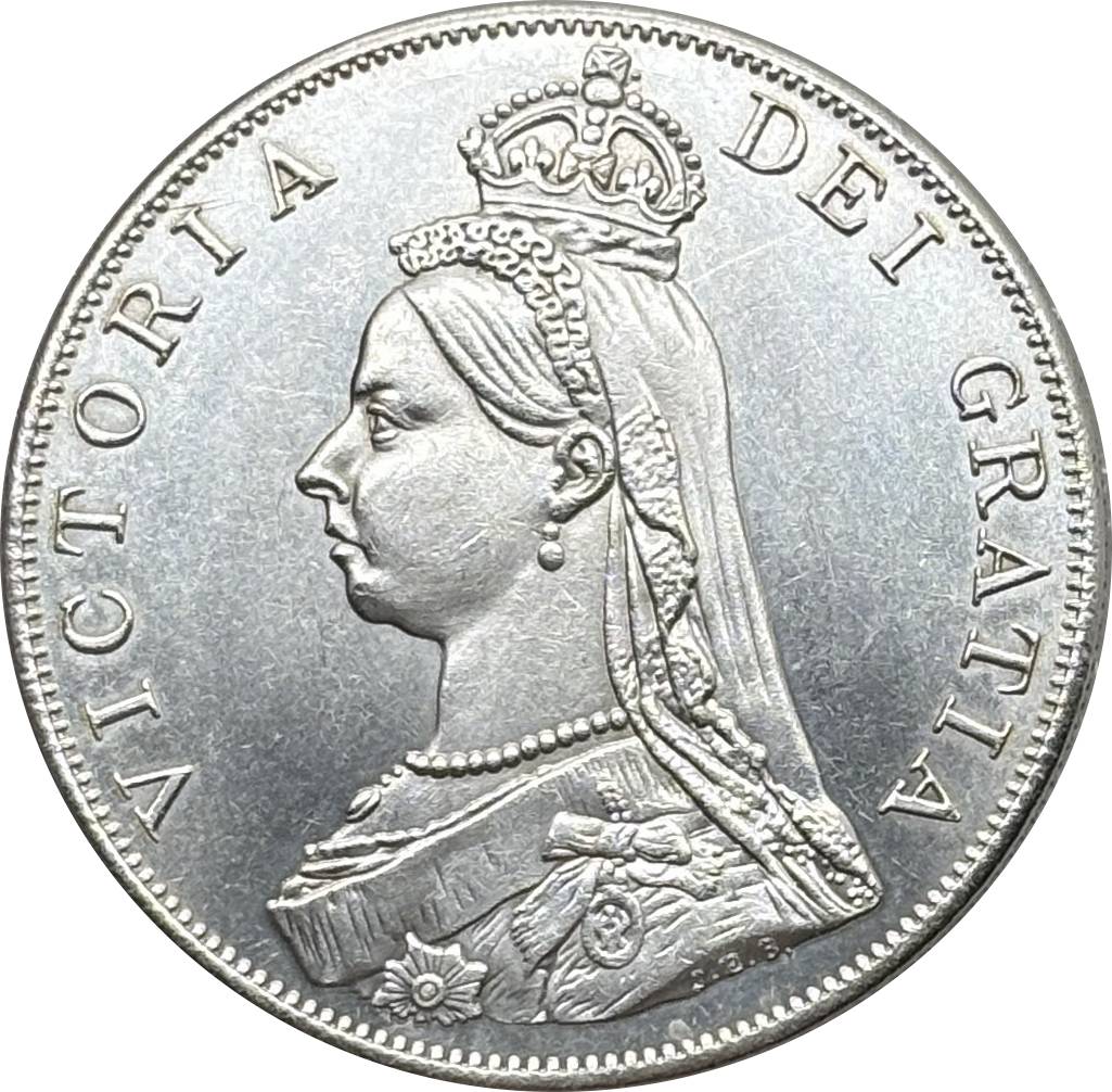 United Kingdom 1887 2 Florins Victoria 2nd Portrait Double Florin Great Britain UK Silver Plated Replica Coin Commemorative Medal,Historical Collectible Art Craft For Enthusiasts