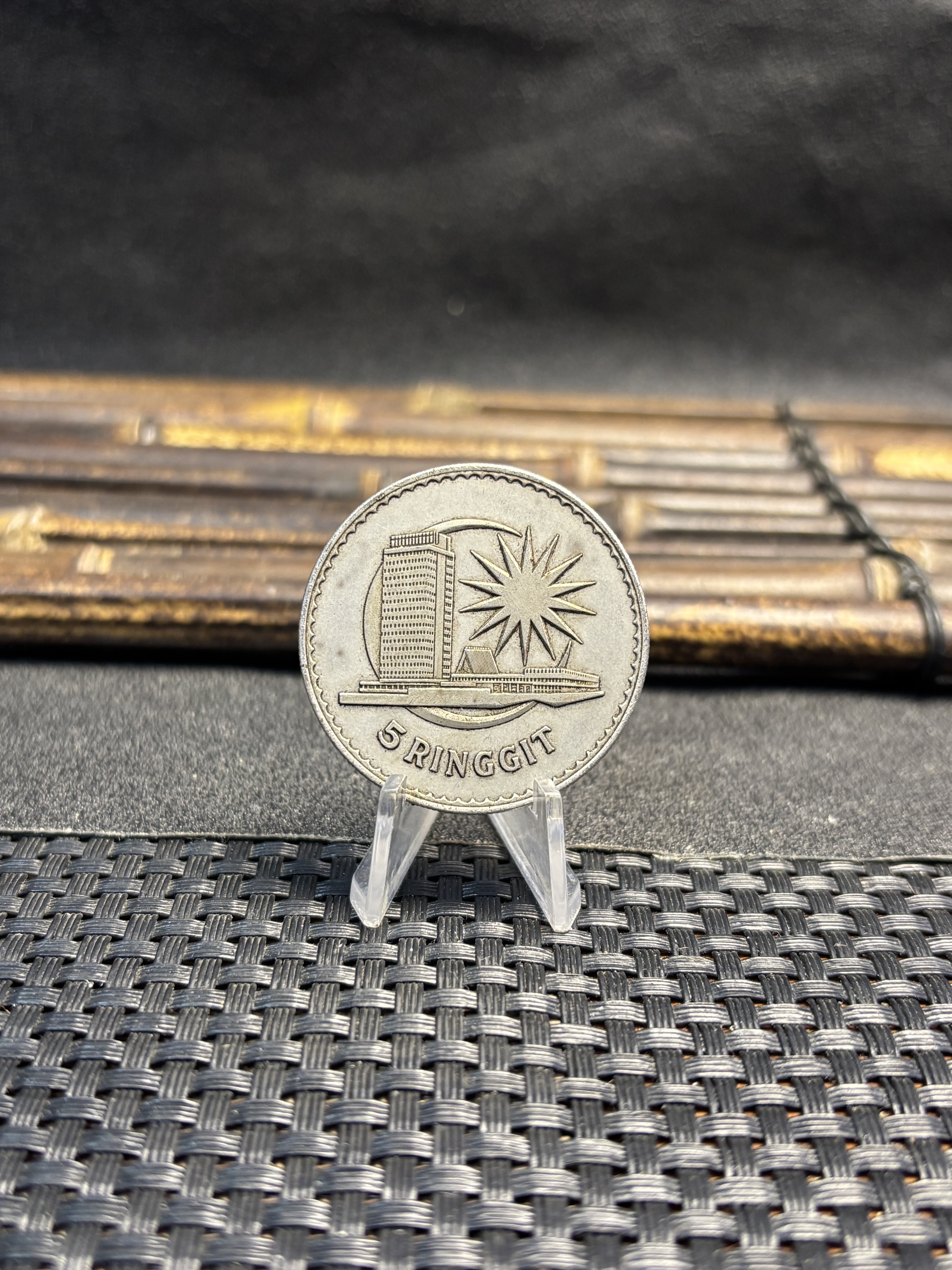 Malaysia 1971 5 Ringgit Agong V Prime Minister Abdul Rahman Putra AI Haj Silver Plated Metal Replica Coin Commemorative Medal,Historical Collectible Art Craft For Enthusiasts