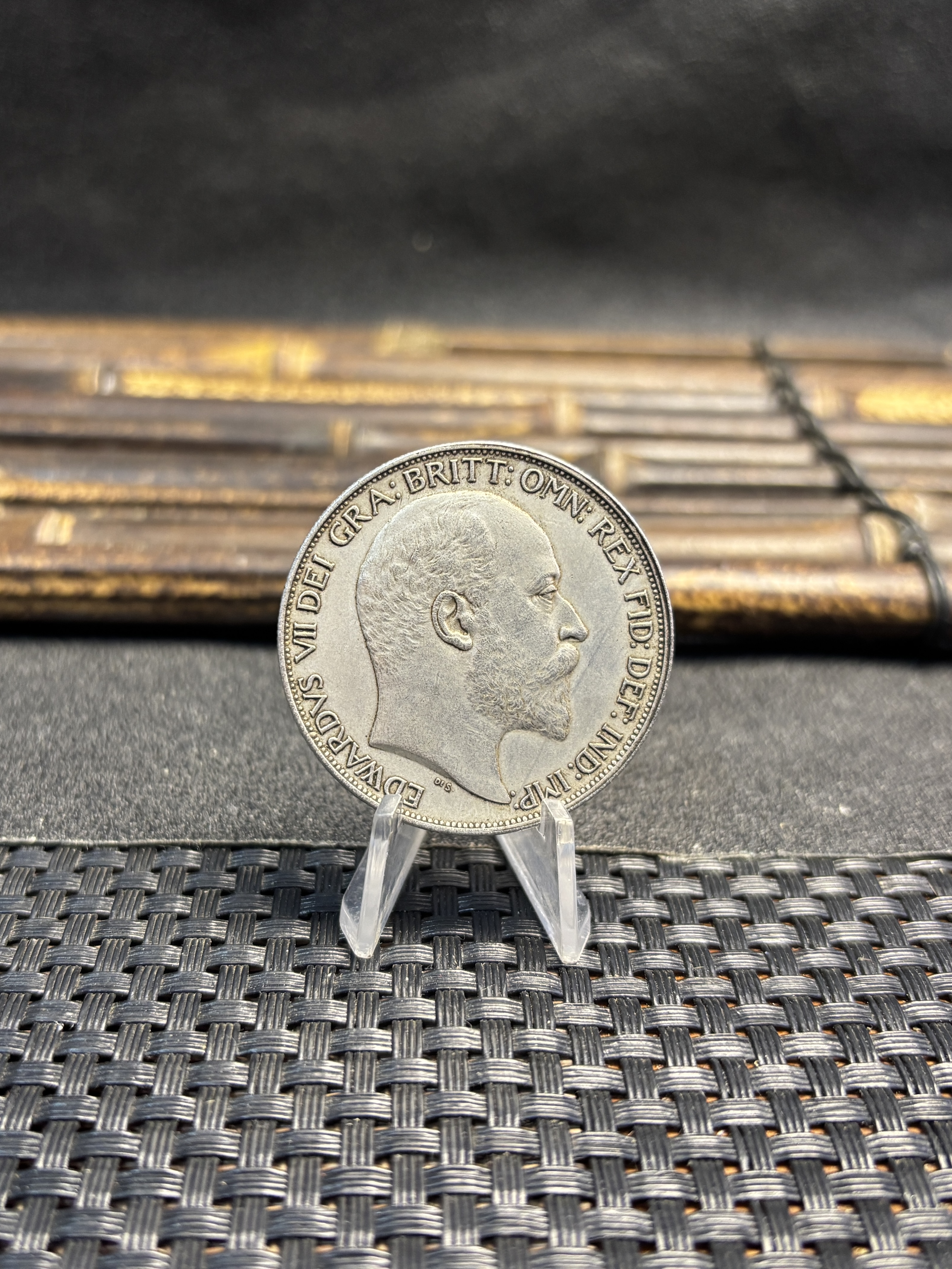 United Kingdom 1902 1 Crown Edward VII British Silver Plated Replica Coin Commemorative Medal,Historical Collectible Art Craft For Enthusiasts