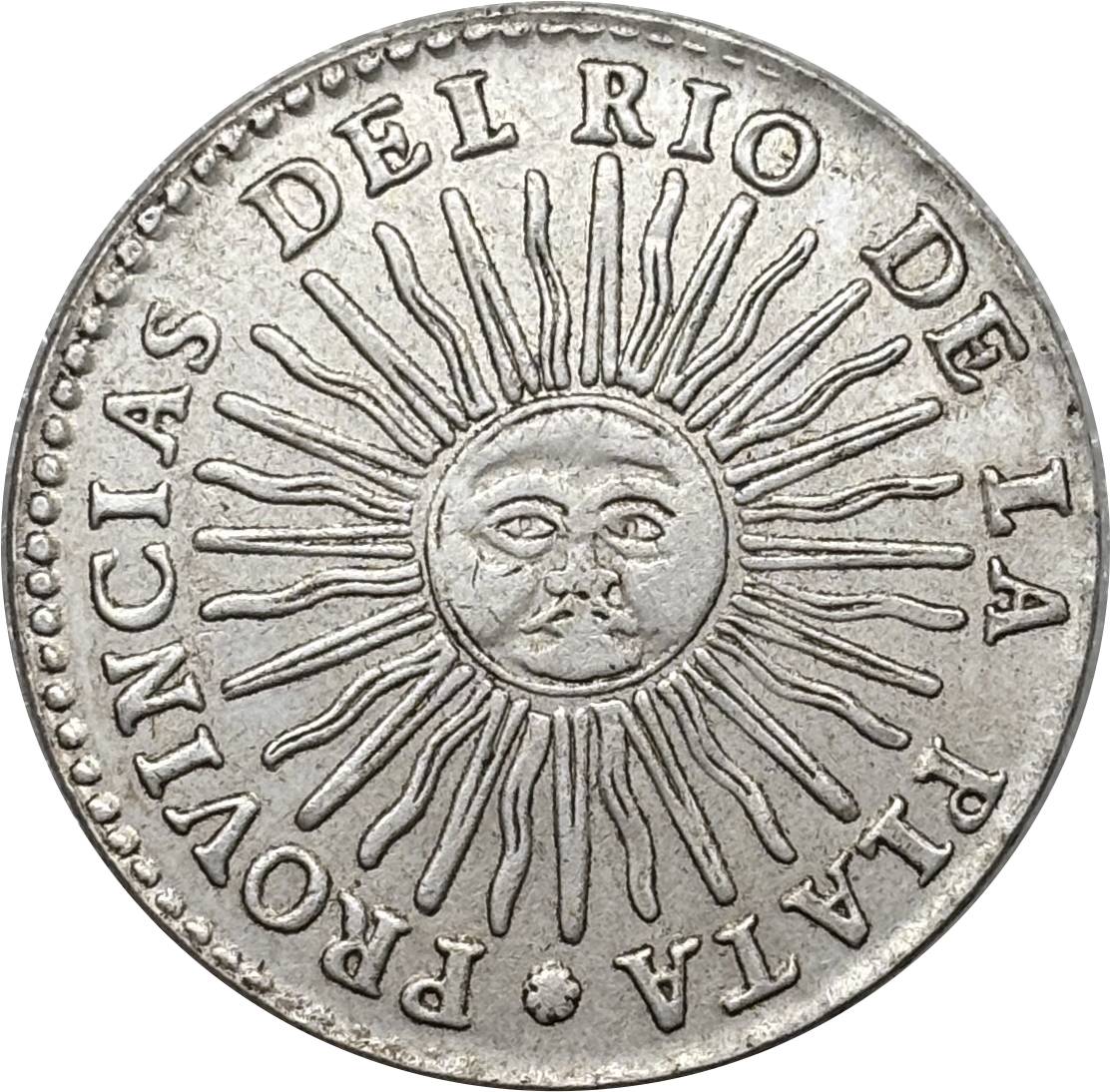 Argentina 1826 1827 1831 1835 1836 8 Reales Provincias del Rio de la Silver Plated Metal  Replica Coin Commemorative Medal,Historical Collectible Art Craft For Enthusiasts