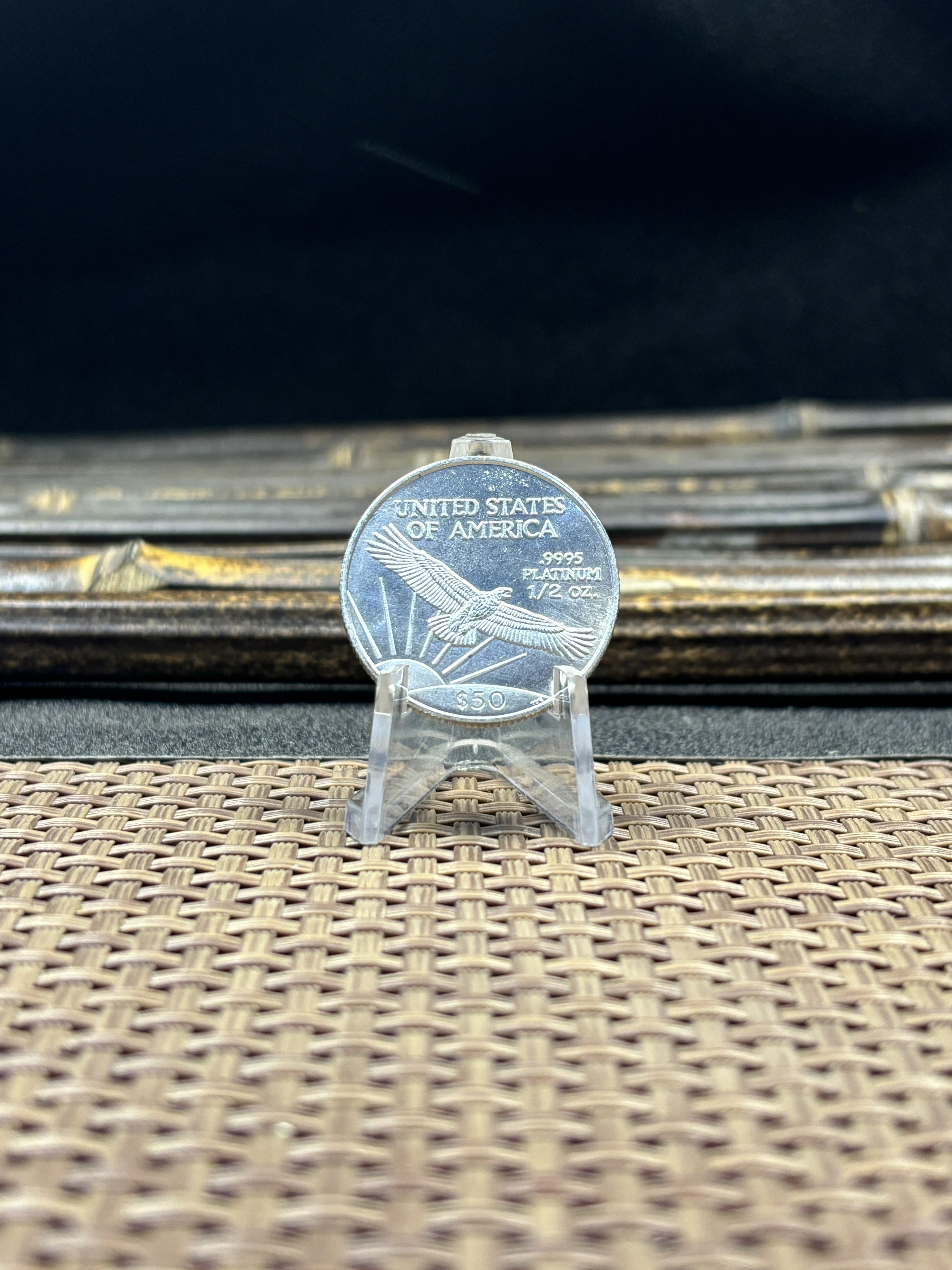 United States 1997-2004 16 Pcs Package Sell Liberty 50 Dollars American Platinum Eagle US Silver Plated Replica Coin Commemorative Medal,Historical Collectible Art Craft For Enthusiasts