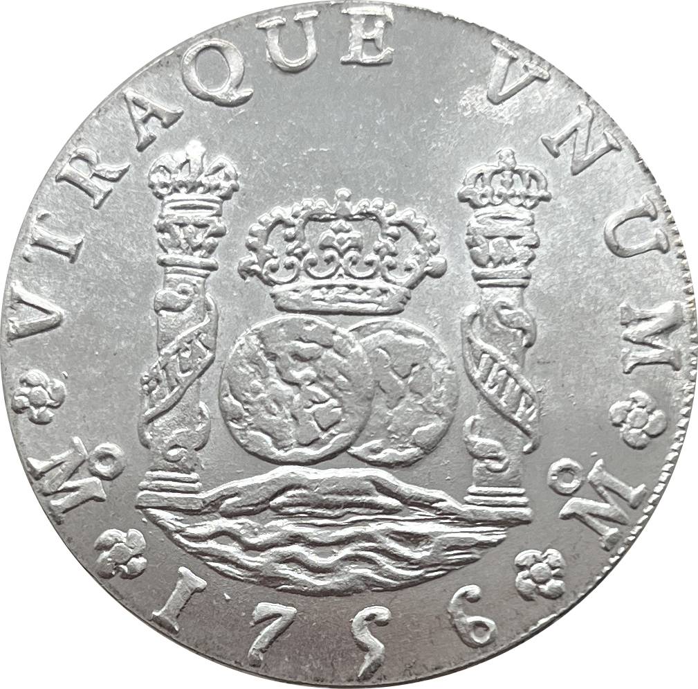 Mexico 8 Reales Fernando VI 1756 1755 1753 1767 1770 Silver Plated Replica Coin Commemorative Medal,Historical Collectible Art Craft For Enthusiasts
