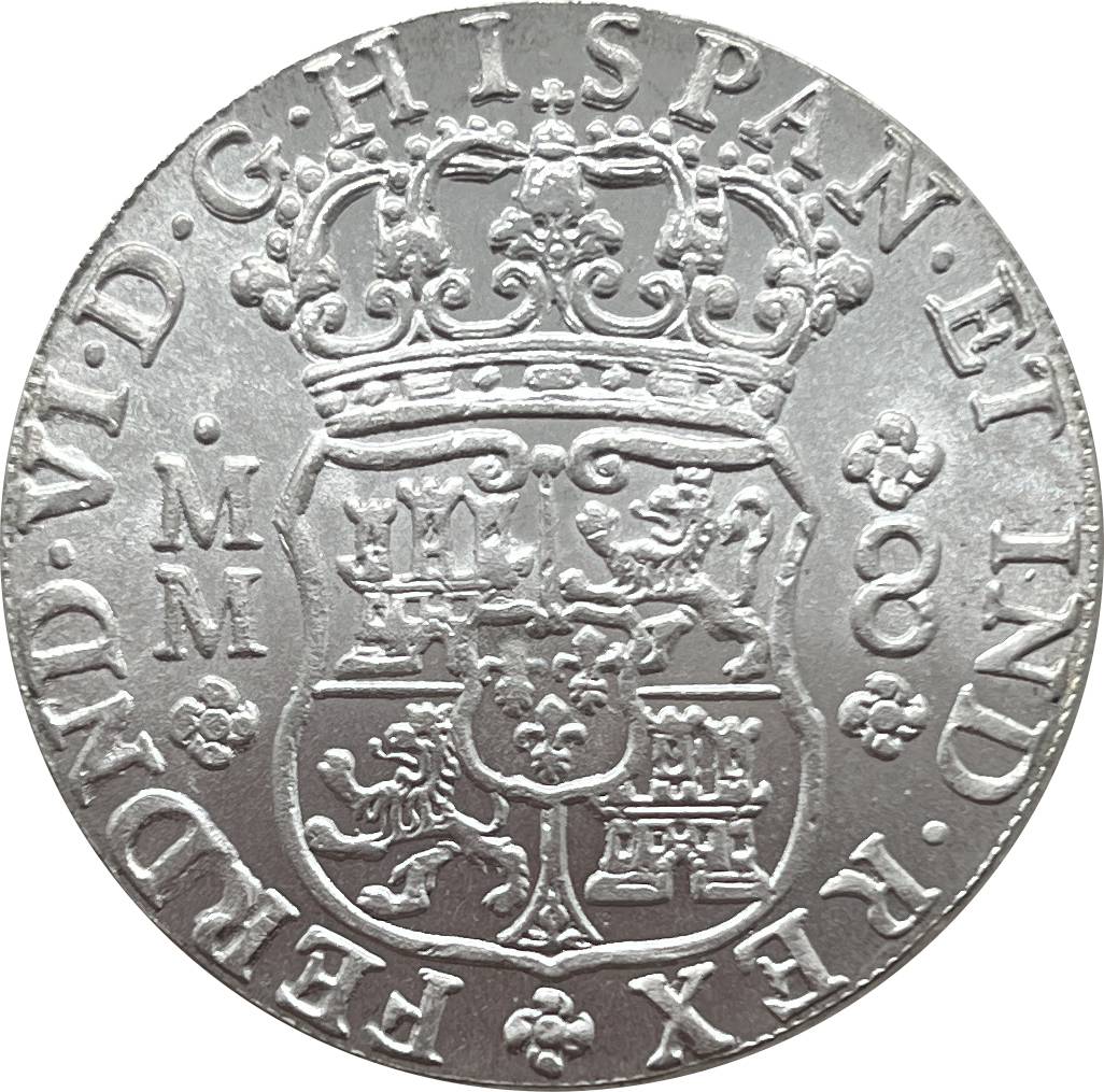 Mexico 8 Reales Fernando VI 1756 1755 1753 1767 1770 Silver Plated Replica Coin Commemorative Medal,Historical Collectible Art Craft For Enthusiasts
