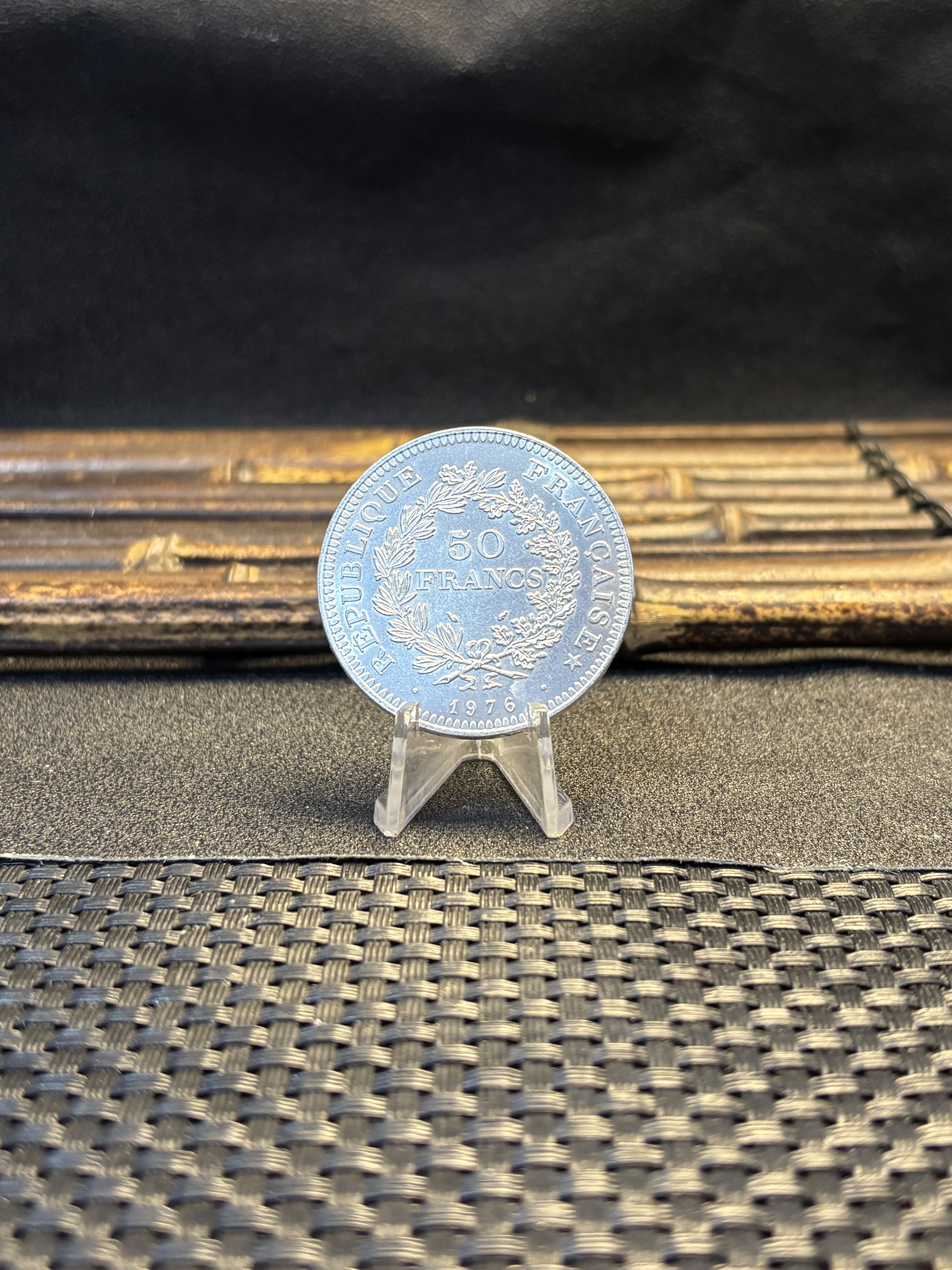 France 20 Francs 50 Francs Hercule 1973-1980 8 Pcs Package Sell Silver Plated Replica Coin Commemorative Medal,Historical Collectible Art Craft For Enthusiasts