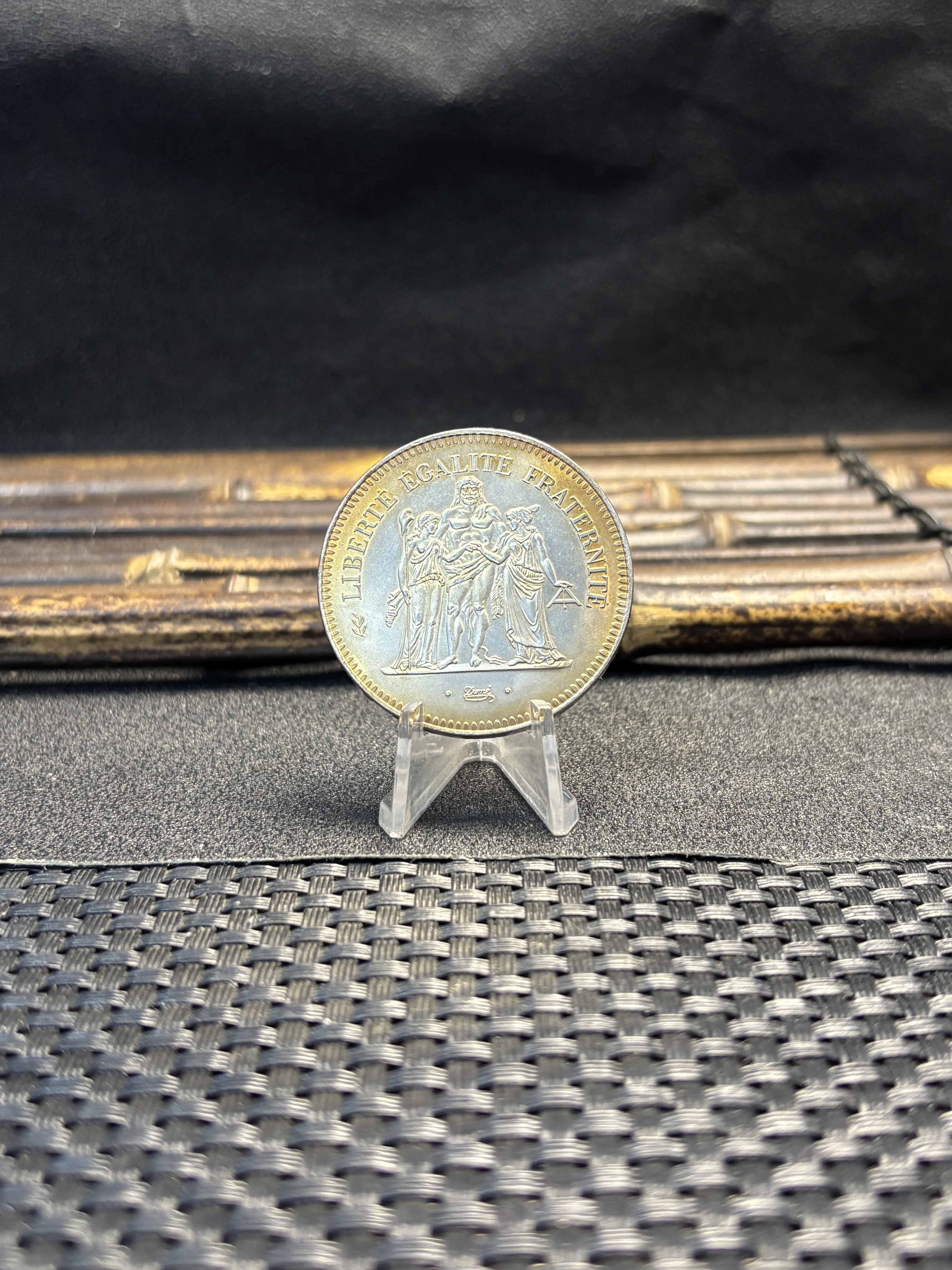 France 20 Francs 50 Francs Hercule 1973-1980 8 Pcs Package Sell Silver Plated Replica Coin Commemorative Medal,Historical Collectible Art Craft For Enthusiasts