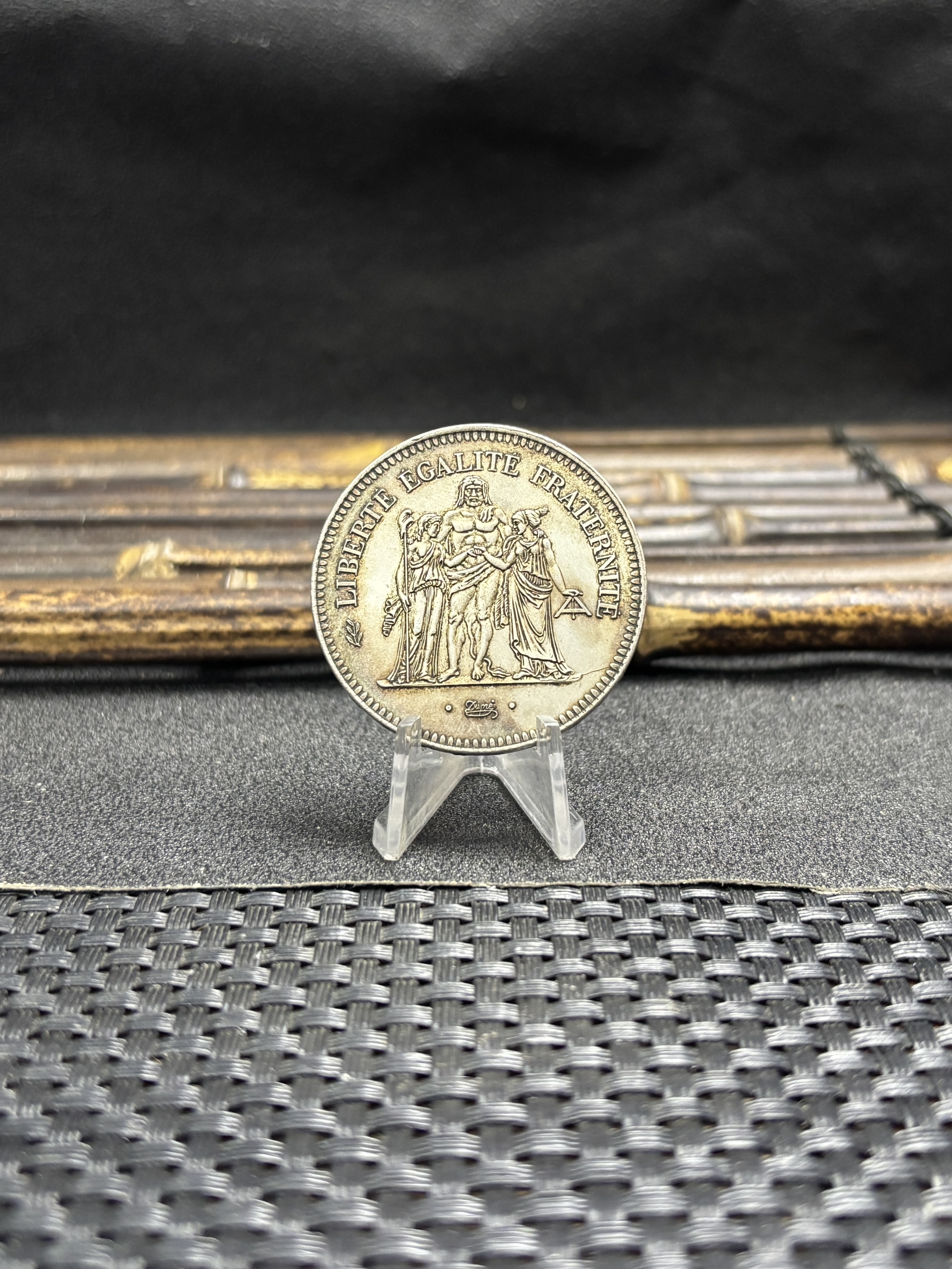 France 20 Francs 50 Francs Hercule 1973-1980 8 Pcs Package Sell Silver Plated Replica Coin Commemorative Medal,Historical Collectible Art Craft For Enthusiasts