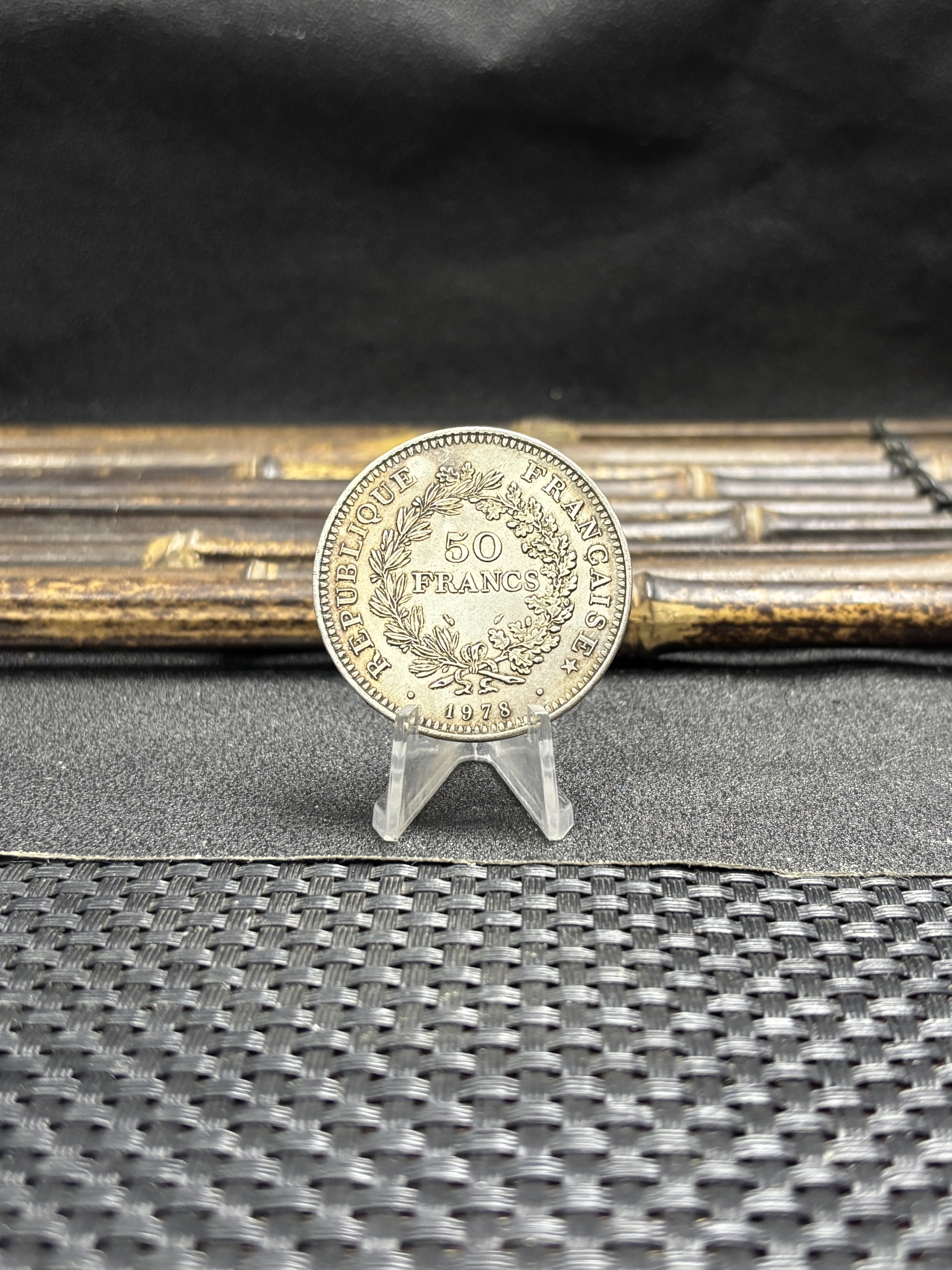 France 20 Francs 50 Francs Hercule 1973-1980 8 Pcs Package Sell Silver Plated Replica Coin Commemorative Medal,Historical Collectible Art Craft For Enthusiasts