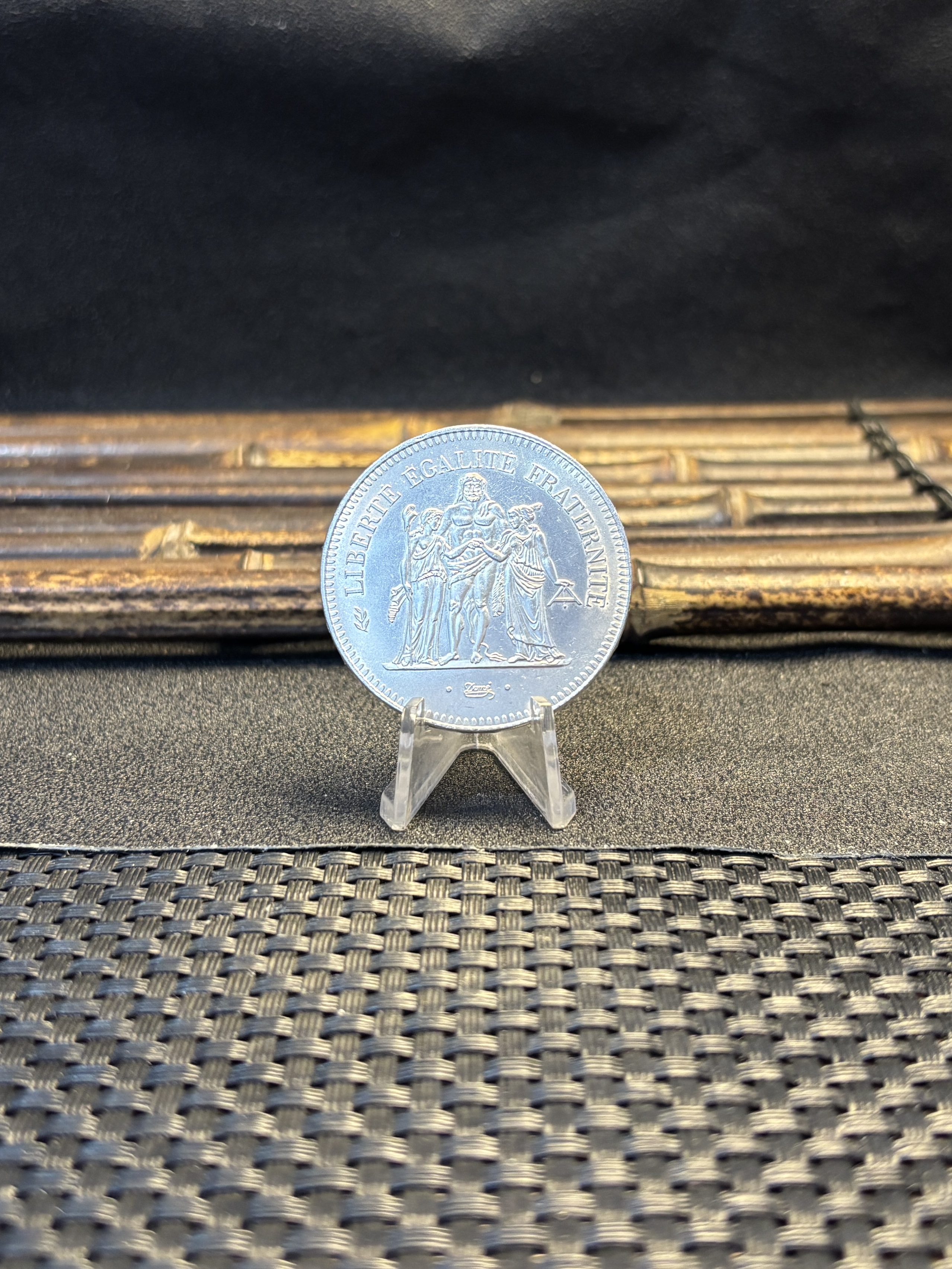 France 1974 1975 1976 1977 1978 1979 1980 50 Francs Hercule Silver Plated Replica Coin Commemorative Medal,Historical Collectible Art Craft For Enthusiasts