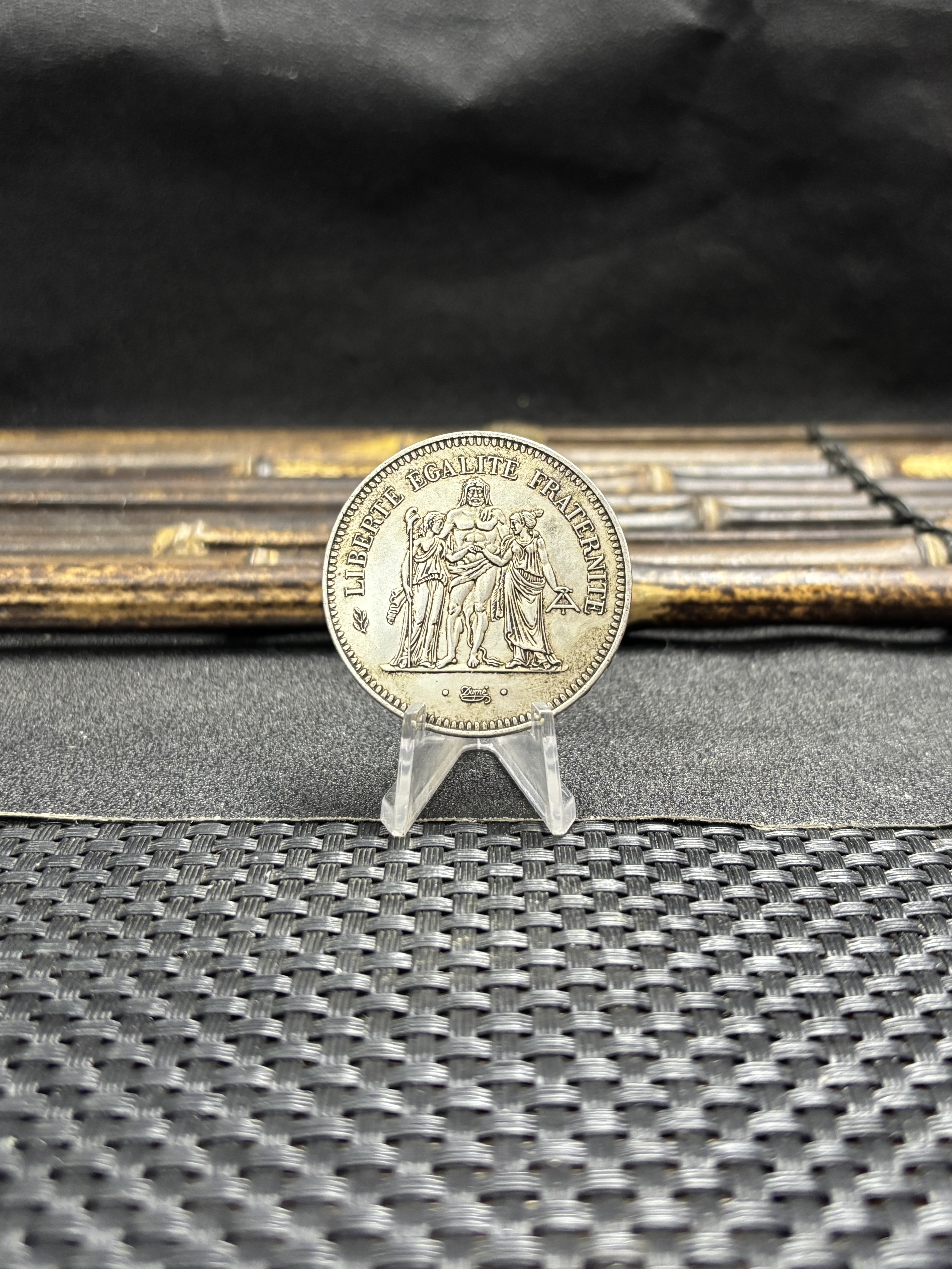France 1974 1975 1976 1977 1978 1979 1980 50 Francs Hercule Silver Plated Replica Coin Commemorative Medal,Historical Collectible Art Craft For Enthusiasts