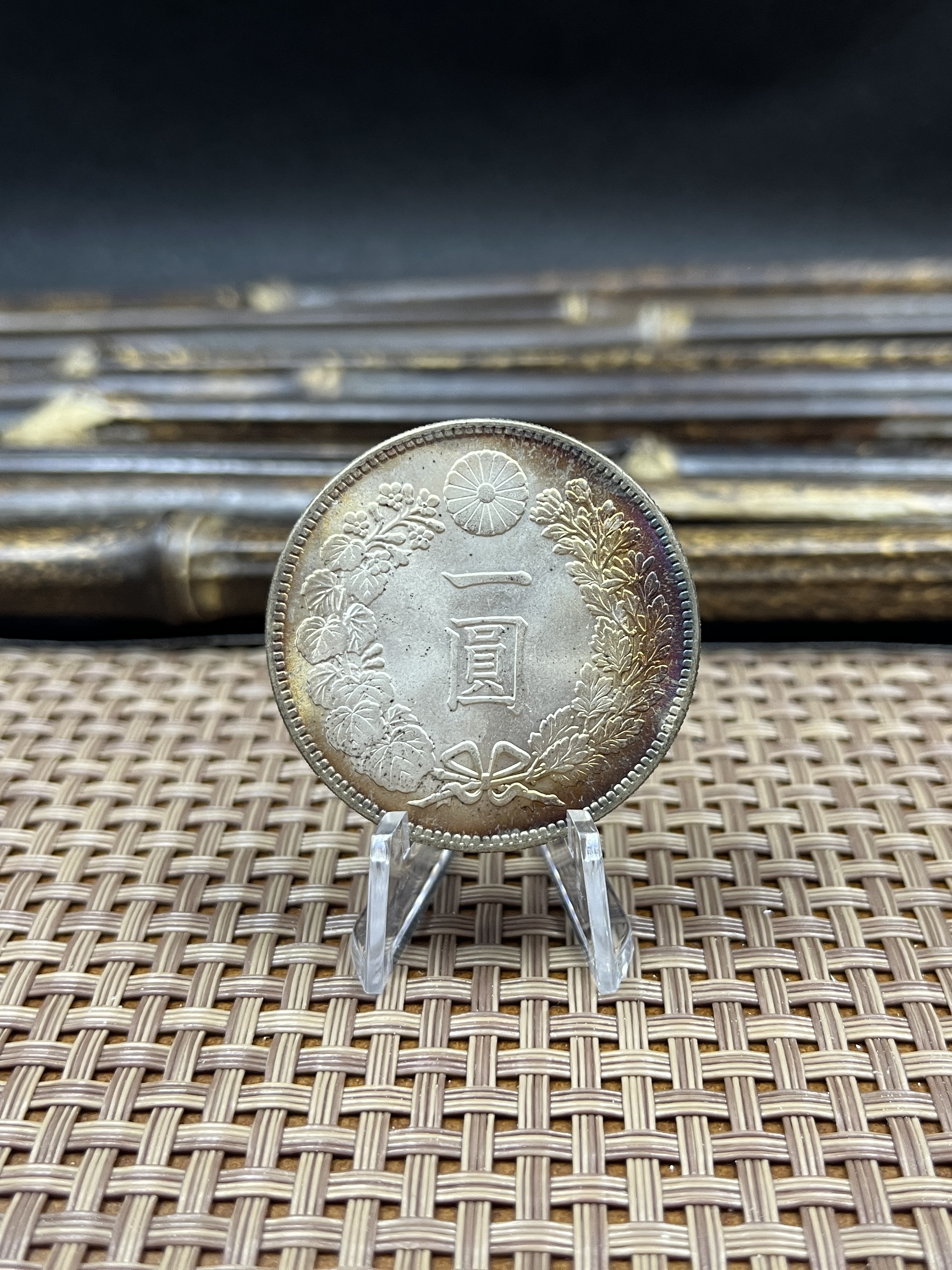 Japan 1874 1883 1889 1891 1894  1 One Yen Meiji Dragon 7 16 22 27 Years Silver Plated Replica Coin Commemorative Medal,Historical Collectible Art Craft For Enthusiasts