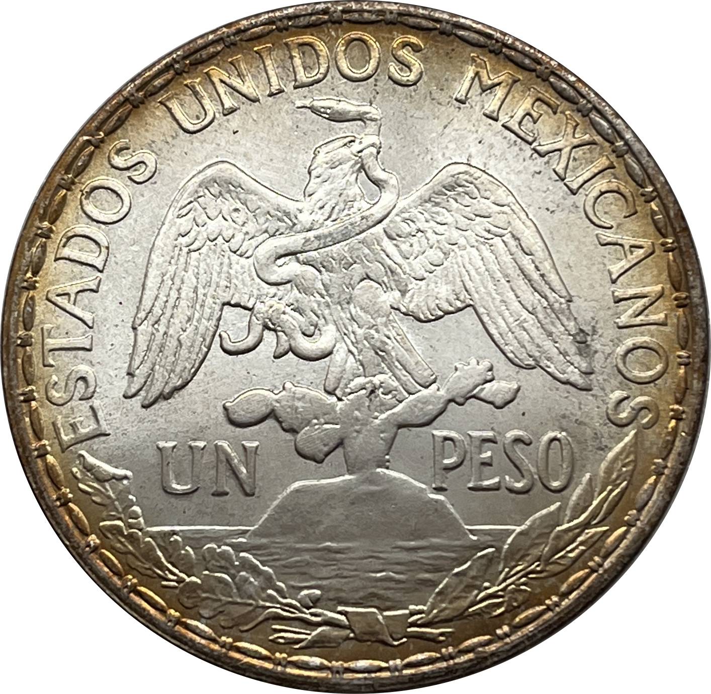 Mexico UN 1 Peso Caballito 1911 100th Anniversary Republic Independence Silver Plated Replica Coin Commemorative Medal,Historical Collectible Art Craft For Enthusiasts