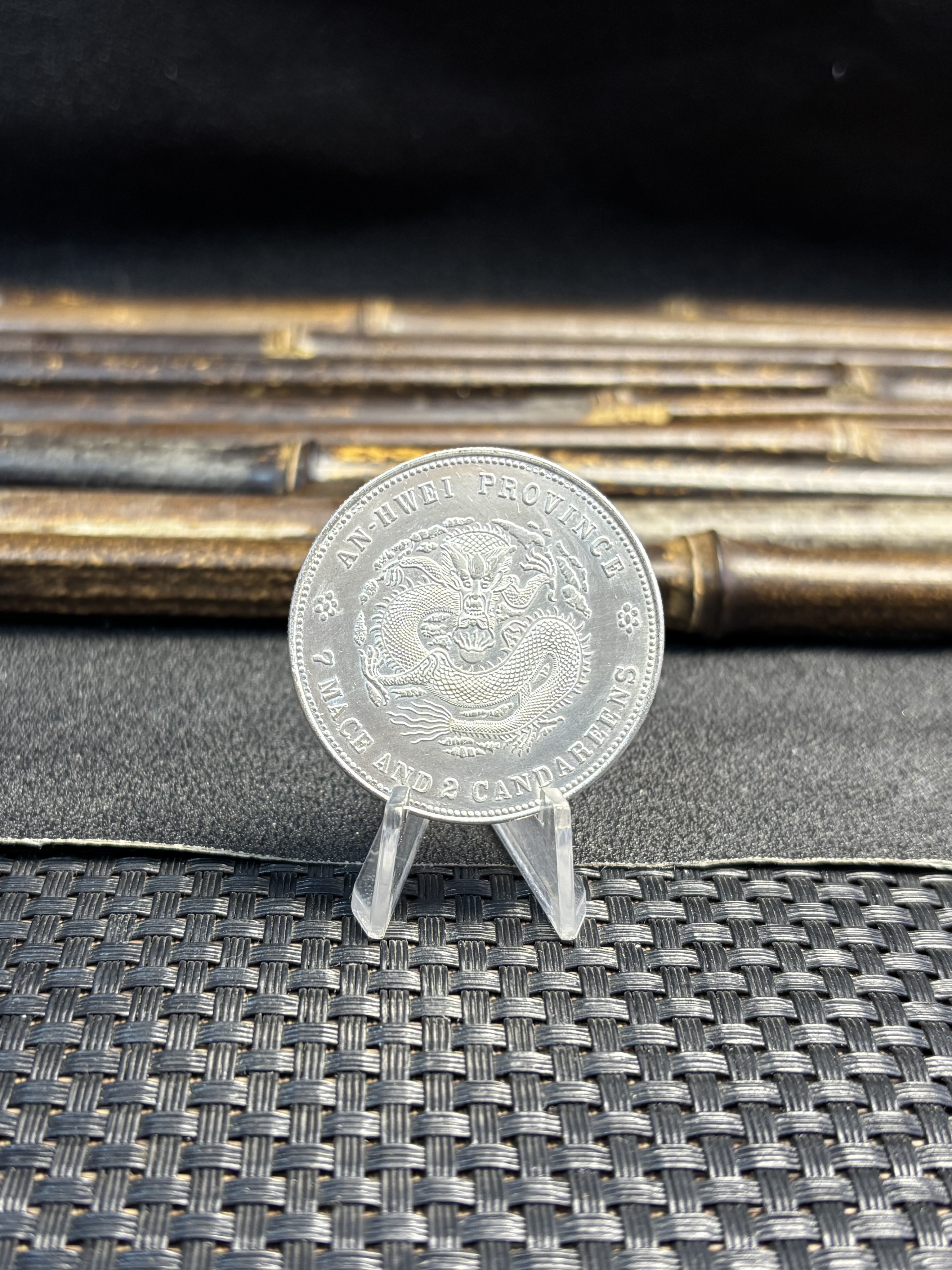 China 1898 ASTC 1 Yuan Guangxu 7 Mace 2 Candareens Anhwei Province Silver Plated Metal Replica Coin Commemorative Medal,Historical Collectible Art Craft For Enthusiasts