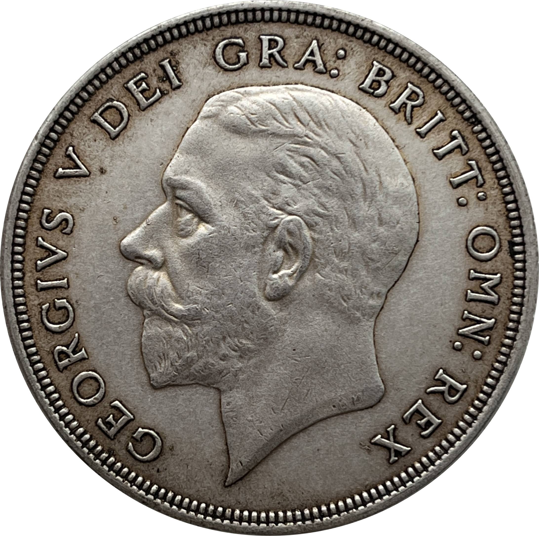United Kingdom 1 Crown 1927 1928 1929 1930 1931 1932 1933 1934 1936 George V Wreath Crown Great Britain Silver Plated  Replica Coin Commemorative Medal,Historical Collectible Art Craft For Enthusiasts