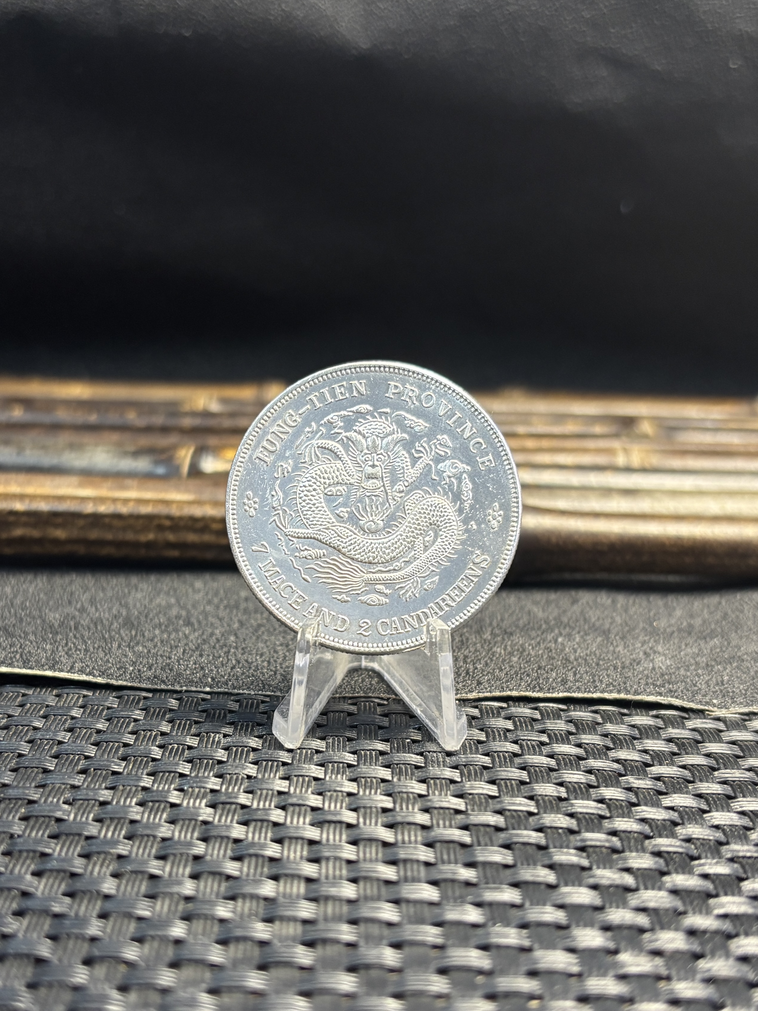 China 1903 1 Yuan Guangxu 7 Mace 2 Candareens Fengtien Province Silver Plated Metal Replica Coin Commemorative Medal,Historical Collectible Art Craft For Enthusiasts