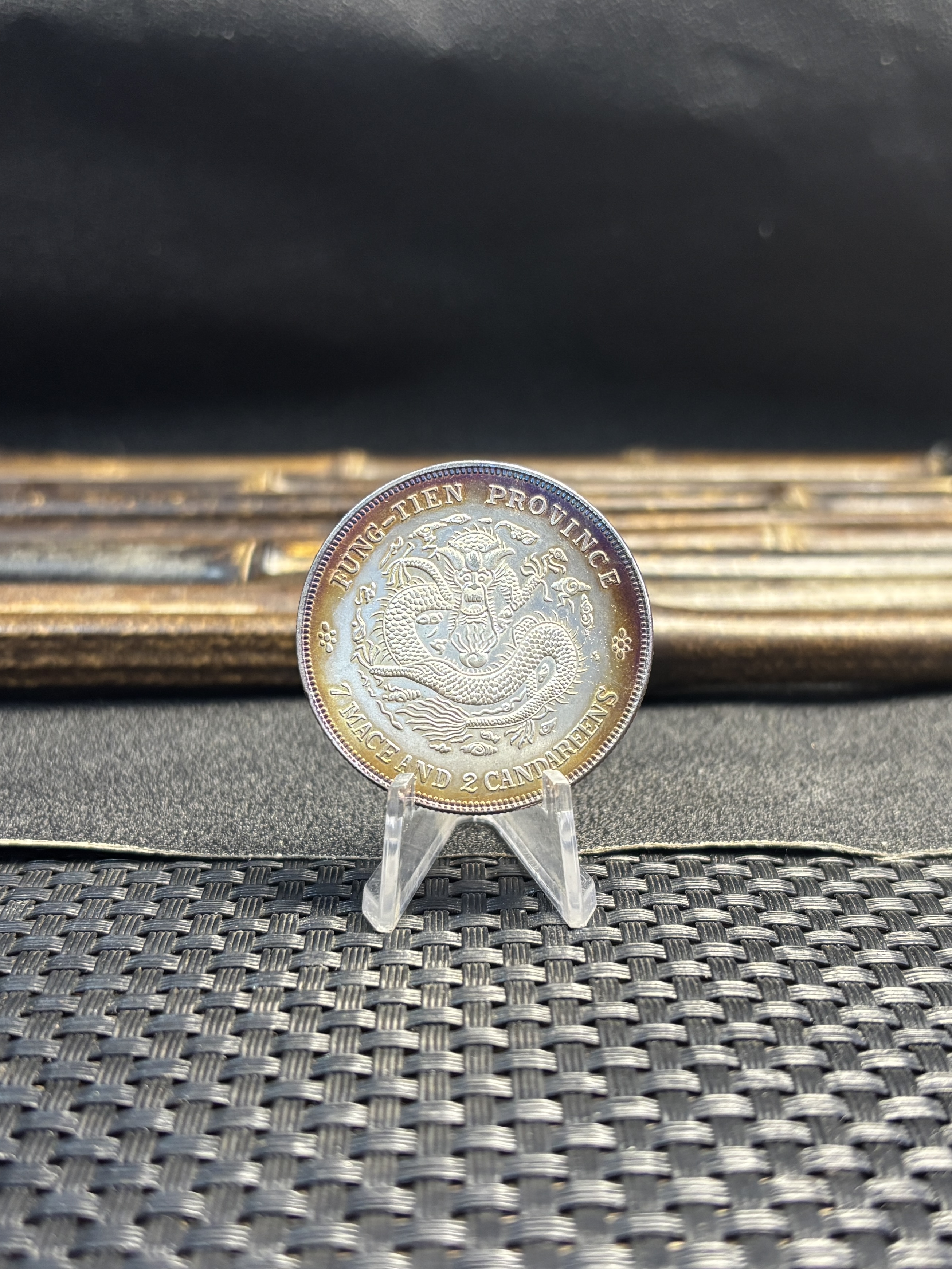 China 1903 1 Yuan Guangxu 7 Mace 2 Candareens Fengtien Province Silver Plated Metal Replica Coin Commemorative Medal,Historical Collectible Art Craft For Enthusiasts